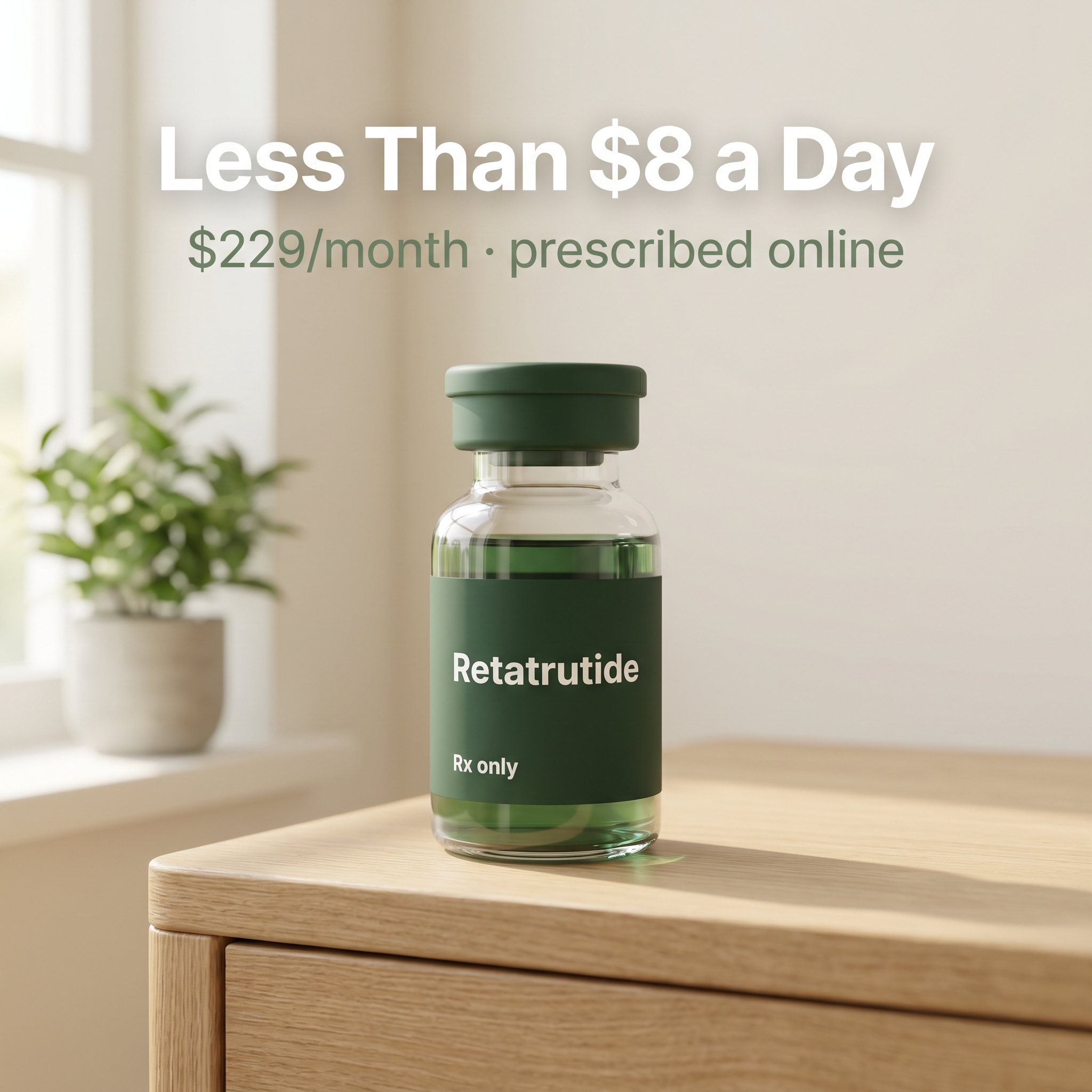 Dr. Daniel Whitman Facebook ad: Retatrutide - Only $229/mo