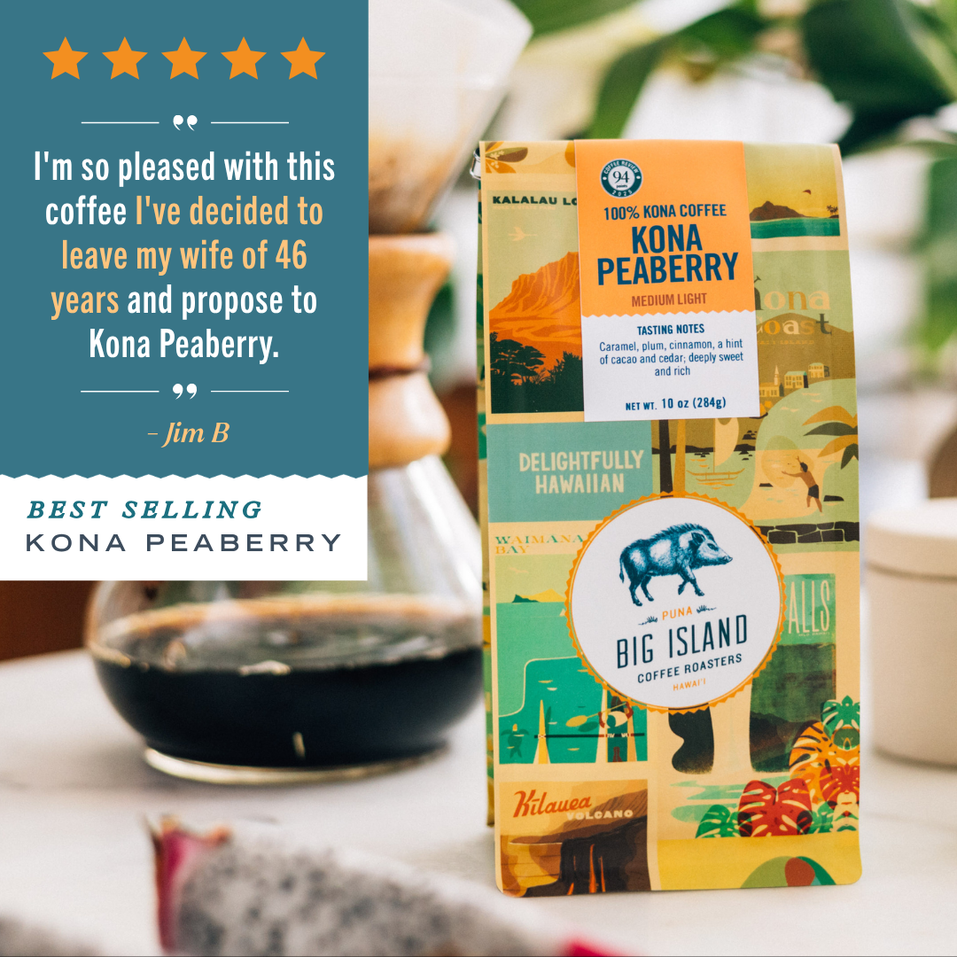Big Island Coffee Roasters Facebook ad
