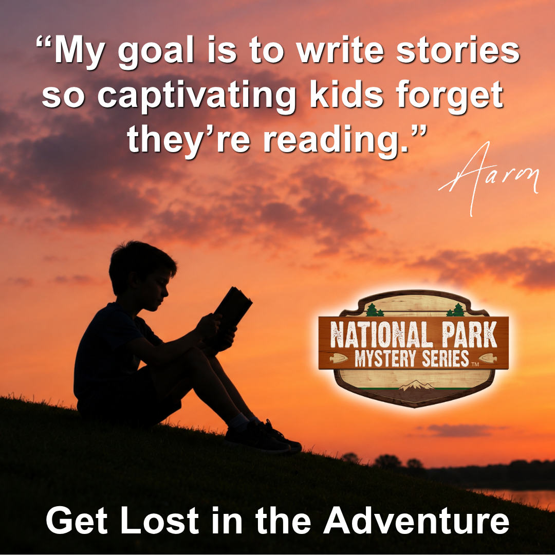 National Park Mystery Series Facebook ad
