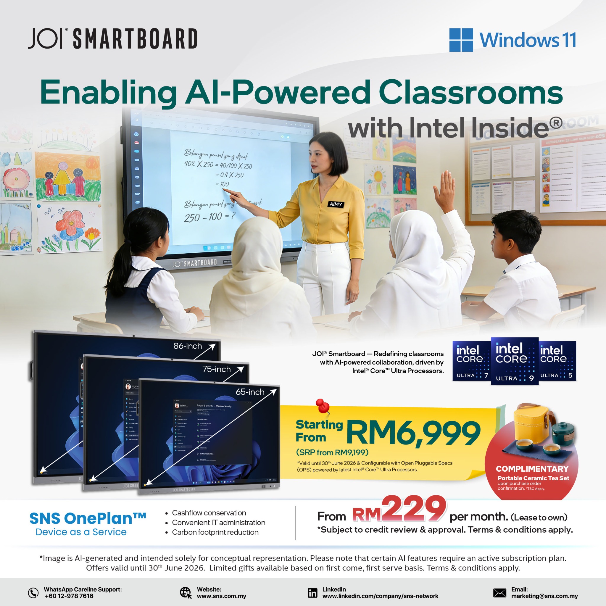 JOI Facebook ad: JOI Smartboard, Redefining classrooms with AI-powered…