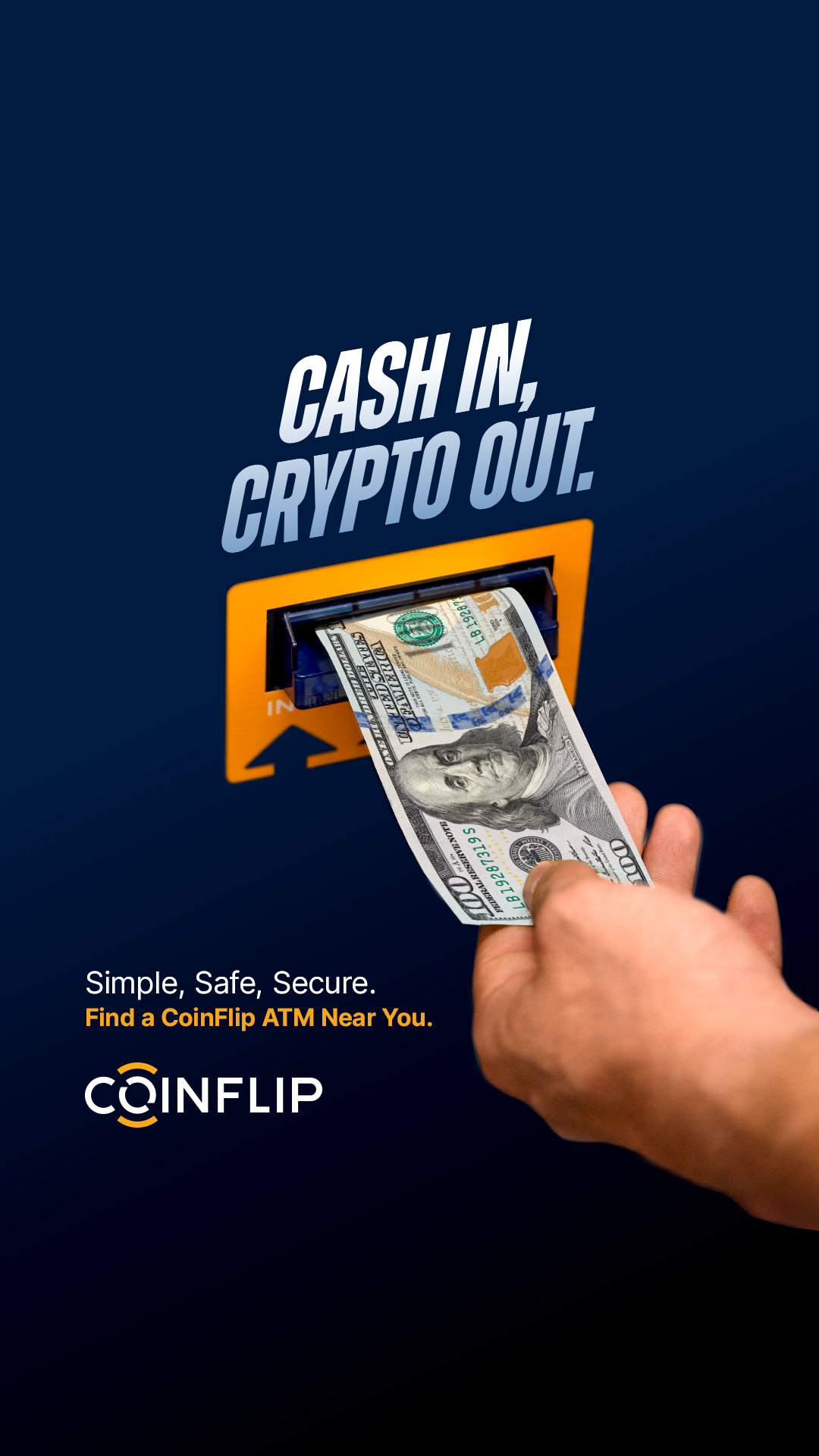CoinFlip Facebook ad