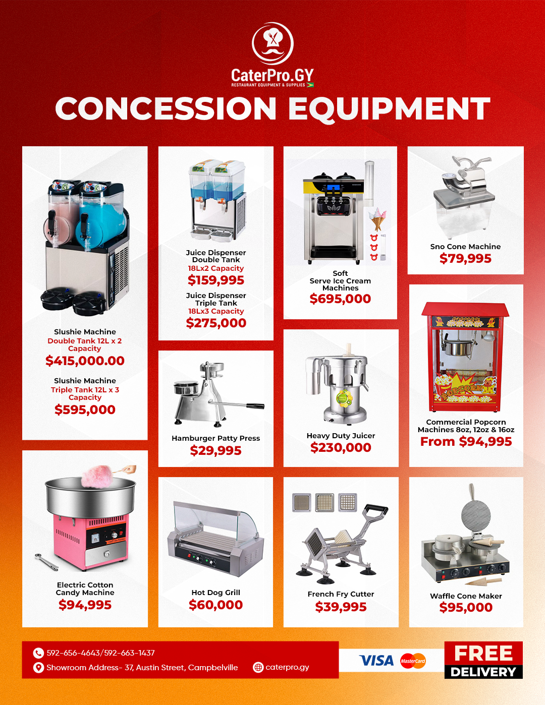 CaterPro Guyana Facebook ad