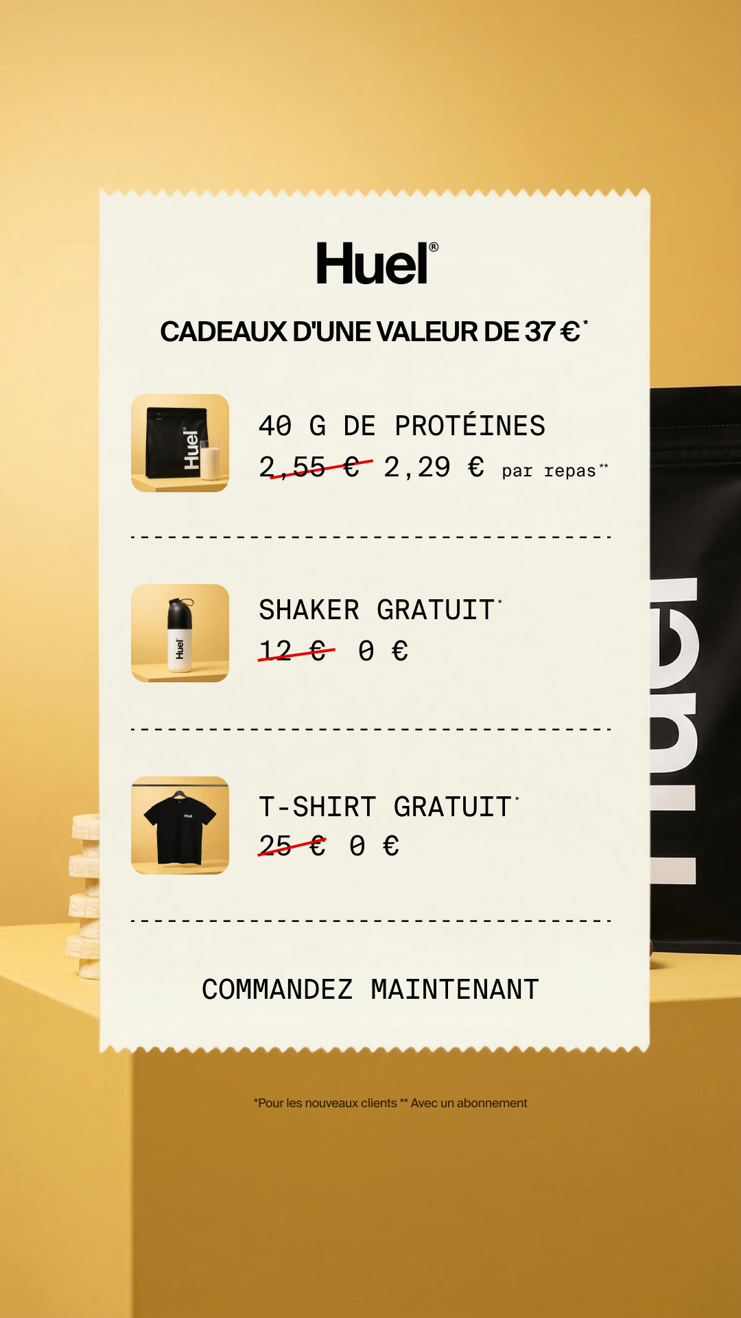 Huel Facebook ad