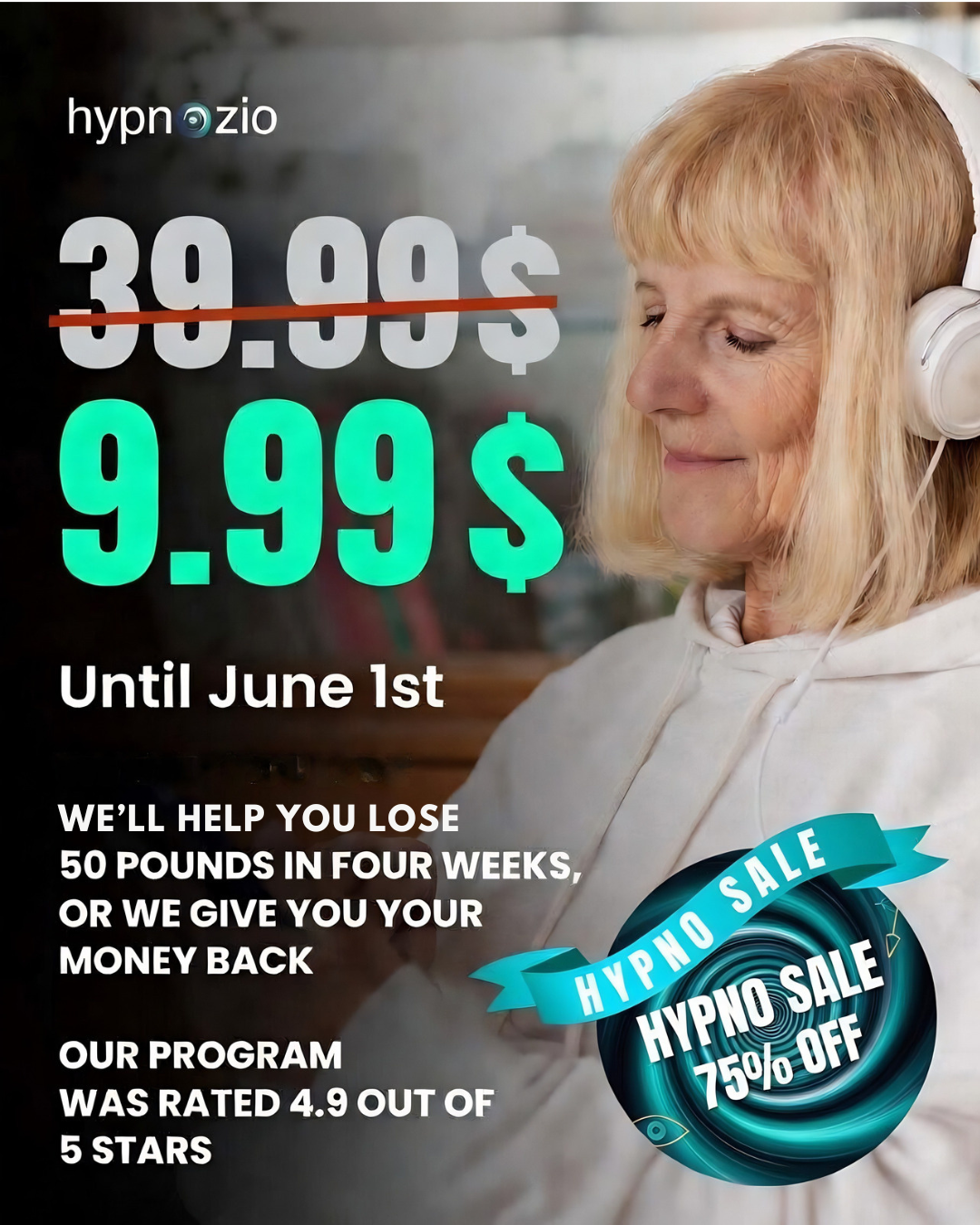 Hypnozio: power of hypnotherapy Facebook ad