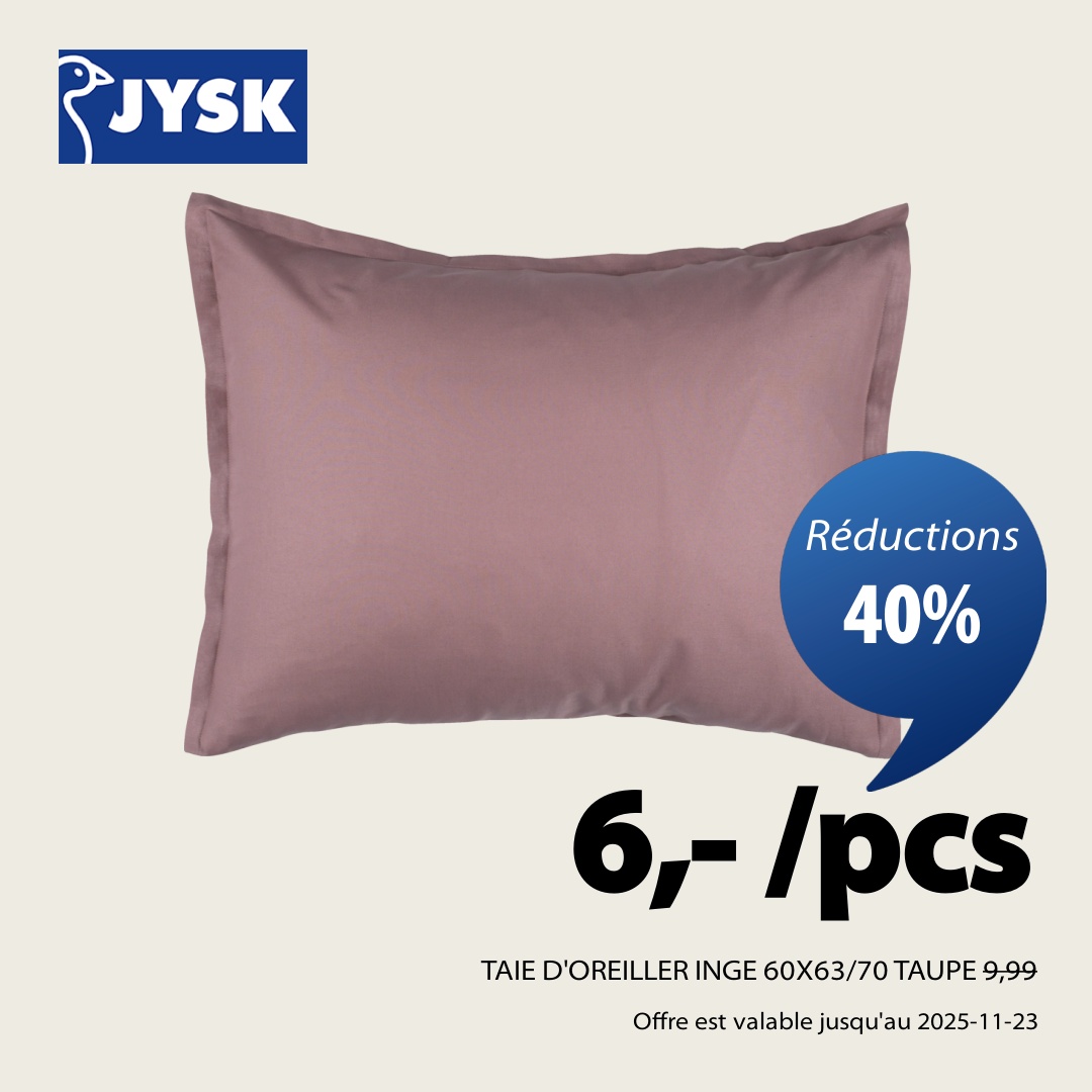 JYSK Belgium Facebook ad