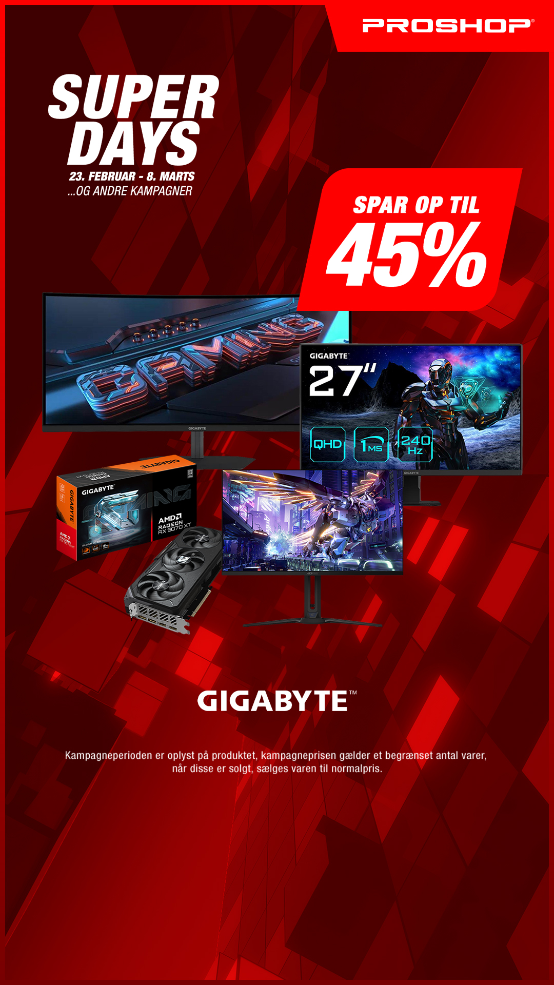Proshop Facebook ad