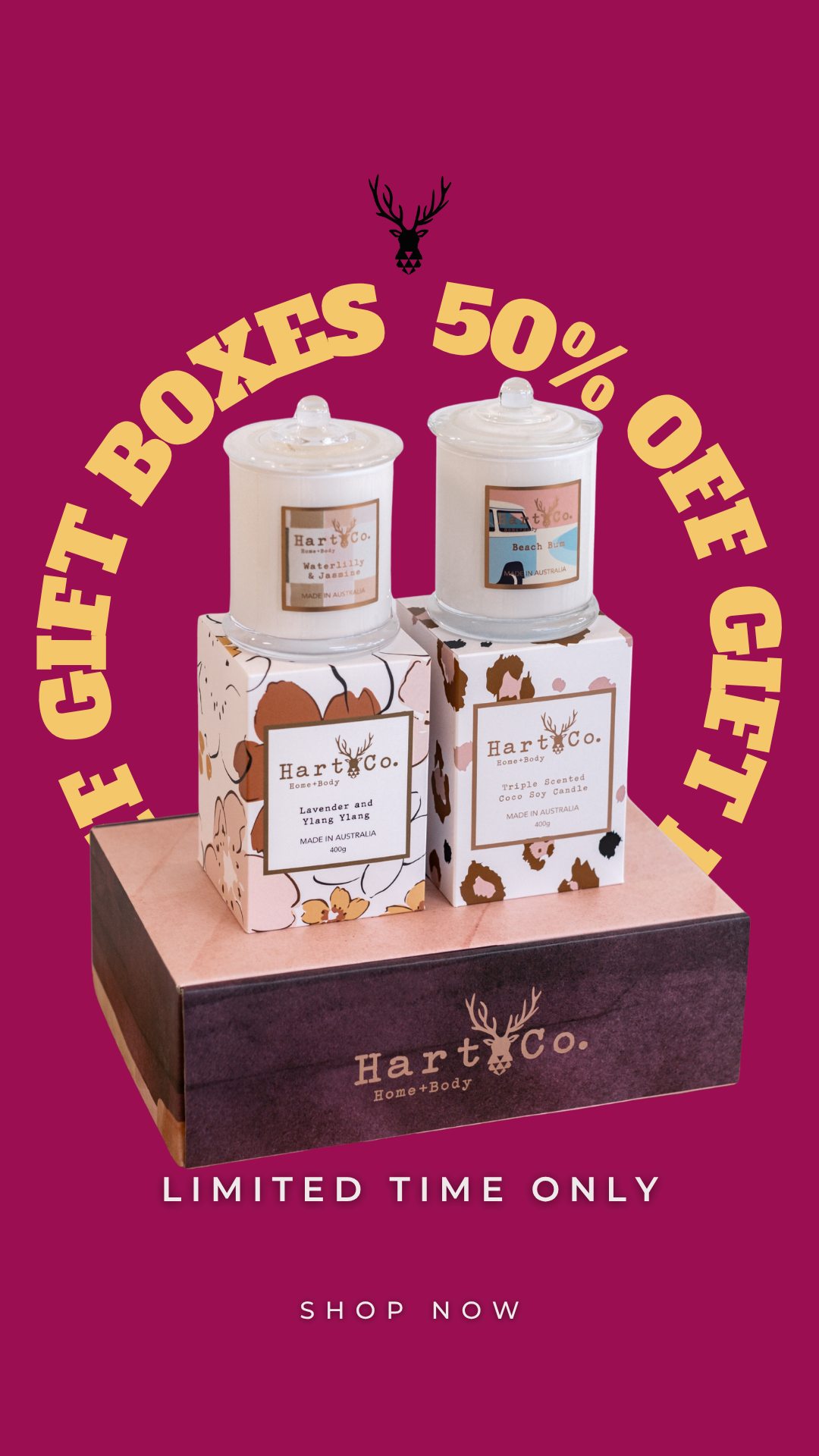HartCo. Home + Body Facebook ad