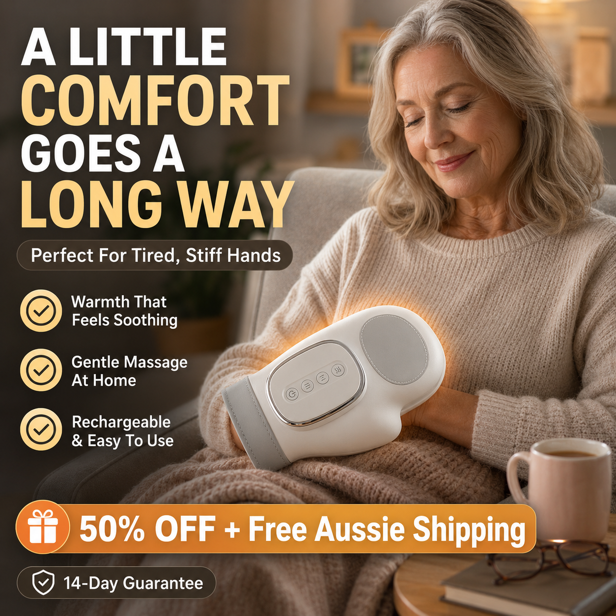 Brilliant Aussies Facebook ad: Soothe Ache Without Painkillers