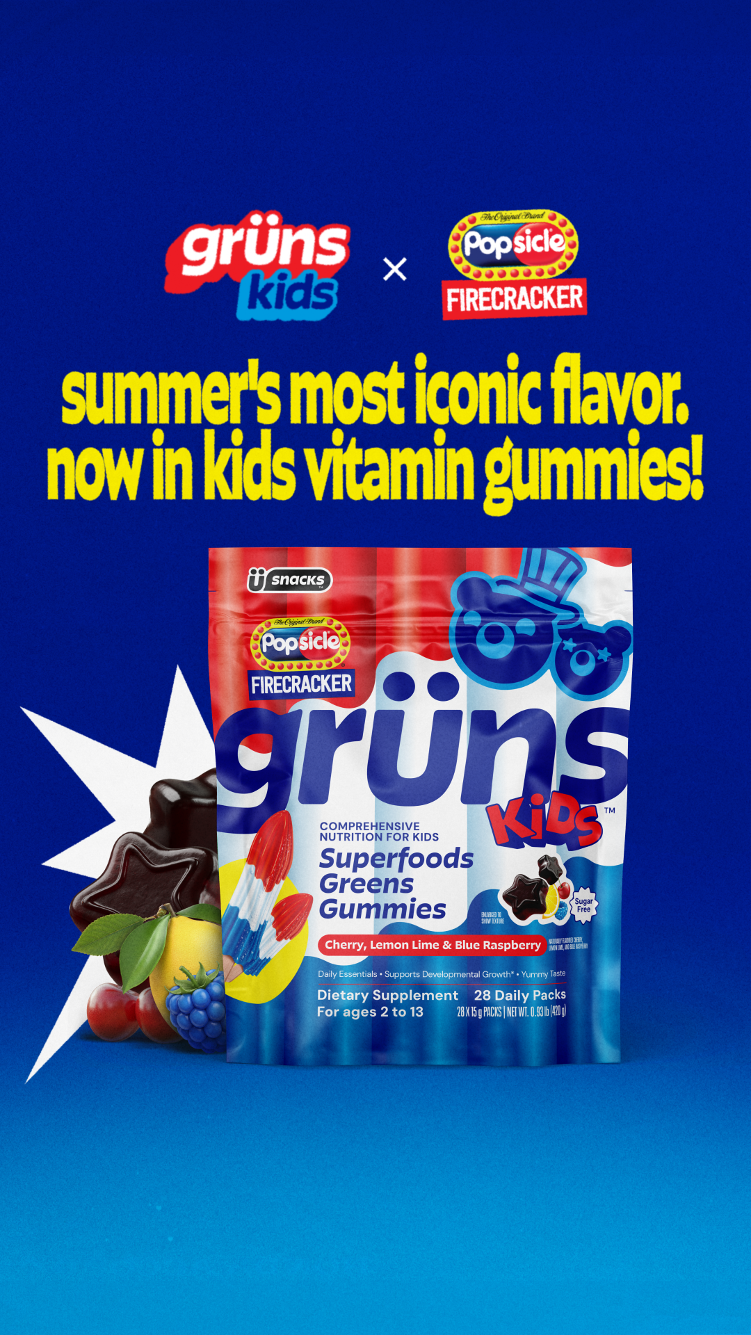 Grüns Kids Facebook ad