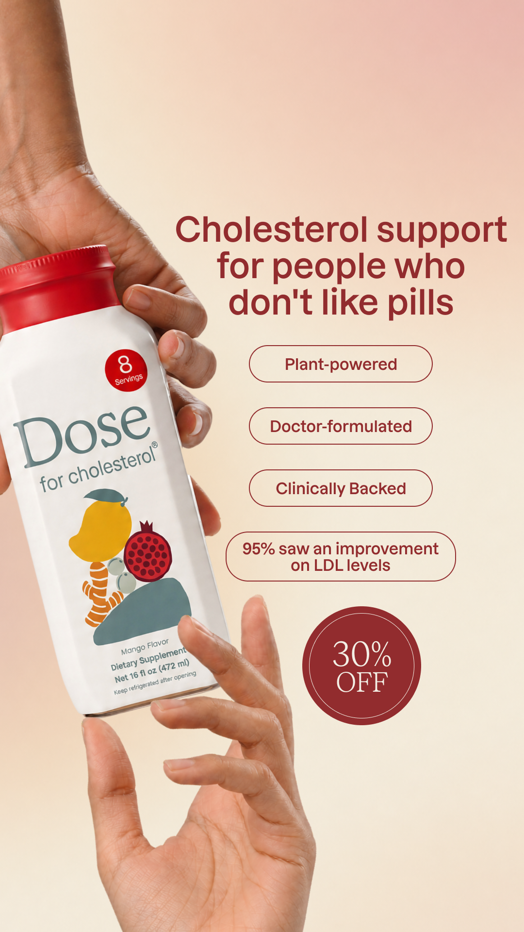 Dose for Cholesterol Facebook ad