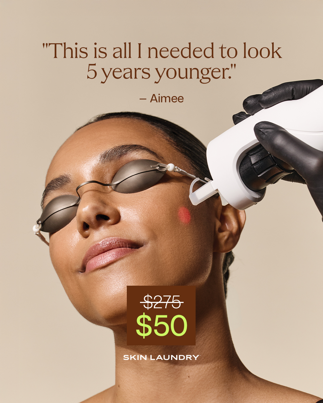 Skin Laundry Facebook ad