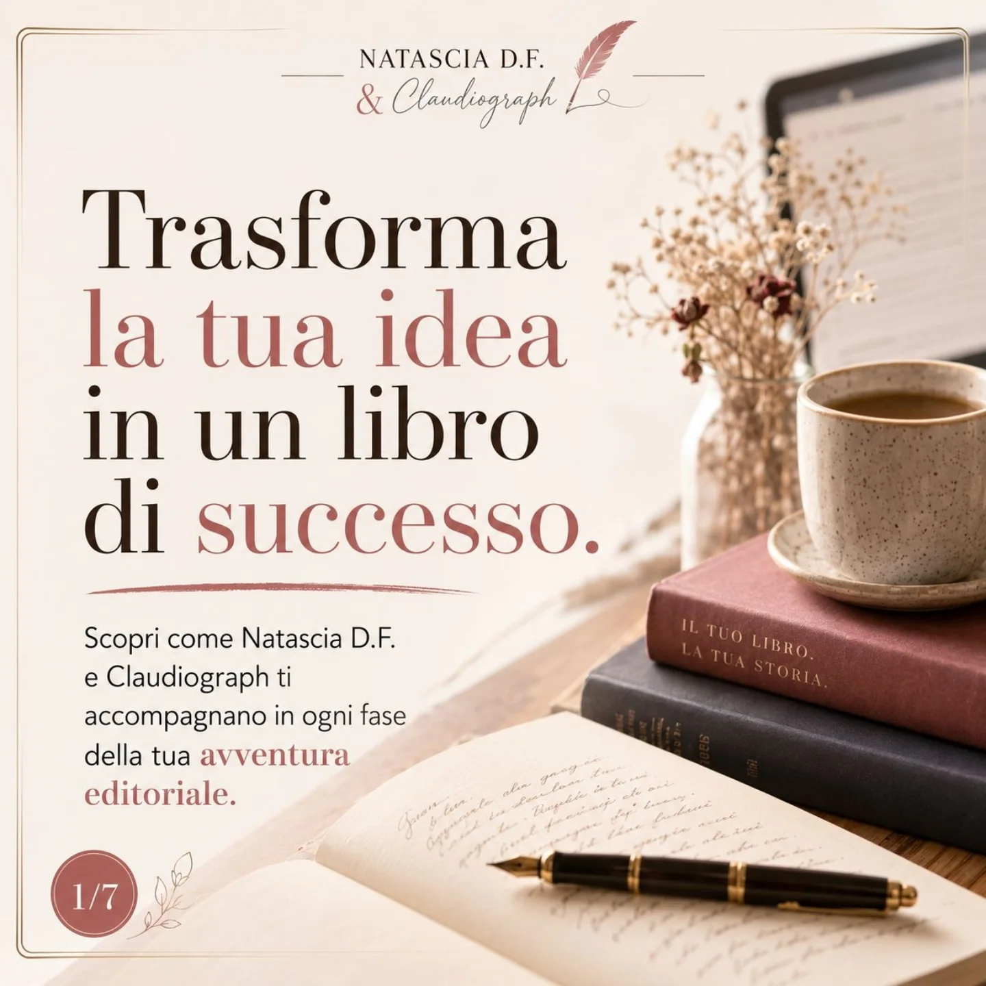 natascia_editor_e_ghostwriter_ Facebook ad: Hai un libro dentro di te che non…