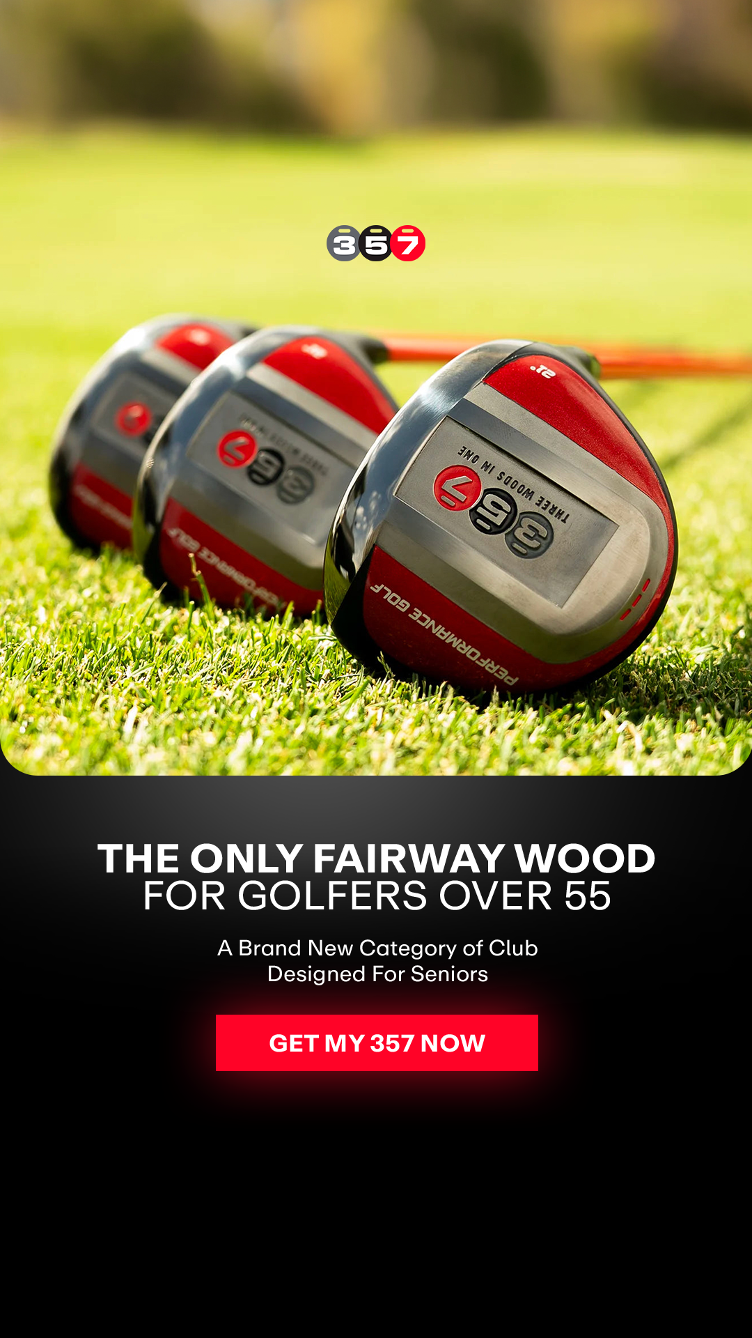 Performance Golf Facebook ad