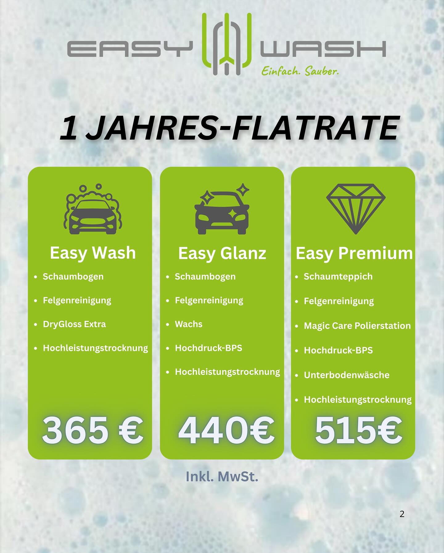 easywash_kerpen Facebook ad: IHR WOLLTET ES - WIR LIEFERN!