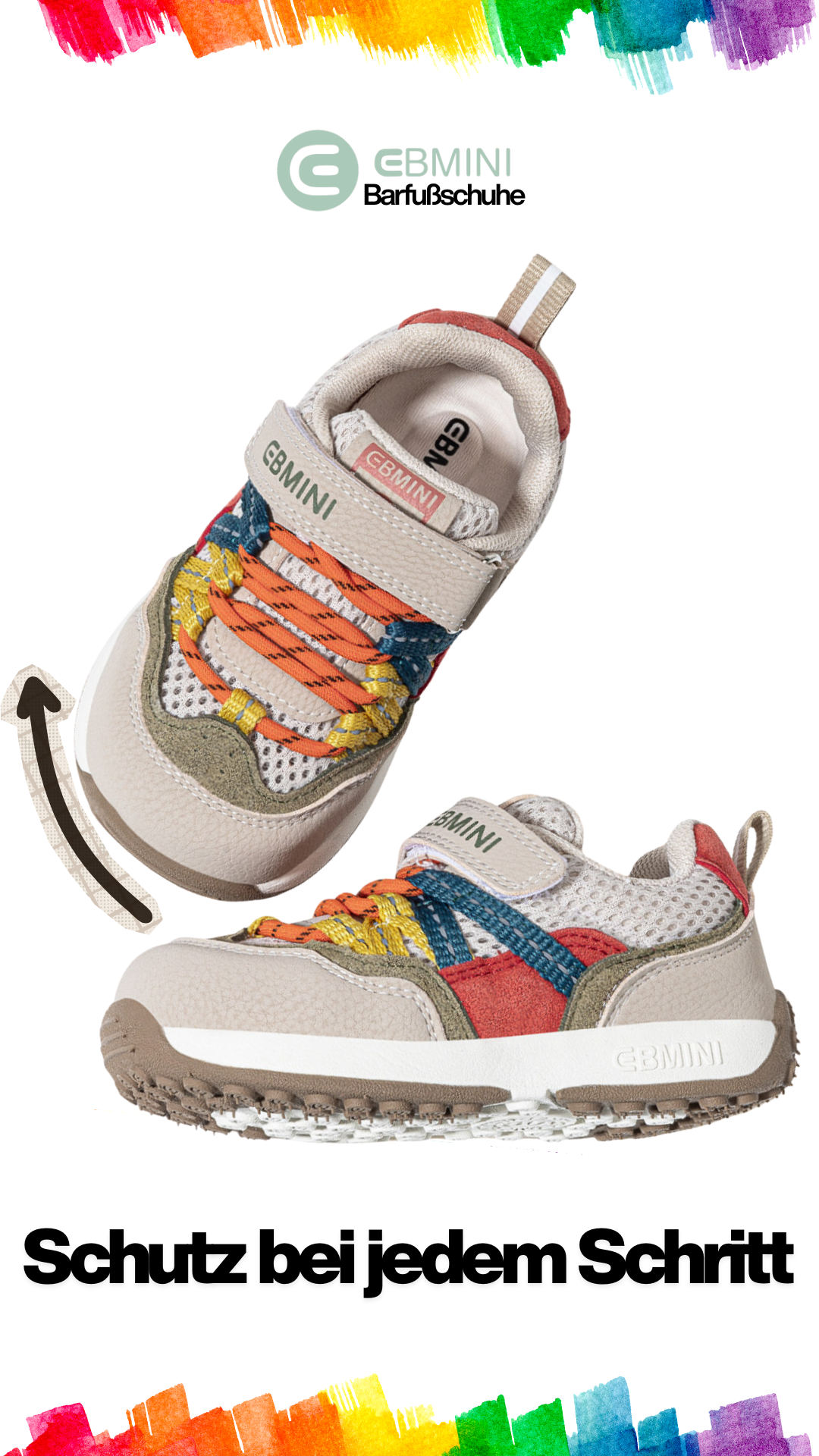 Ebmini - Kinder Barfußschuhe Facebook ad