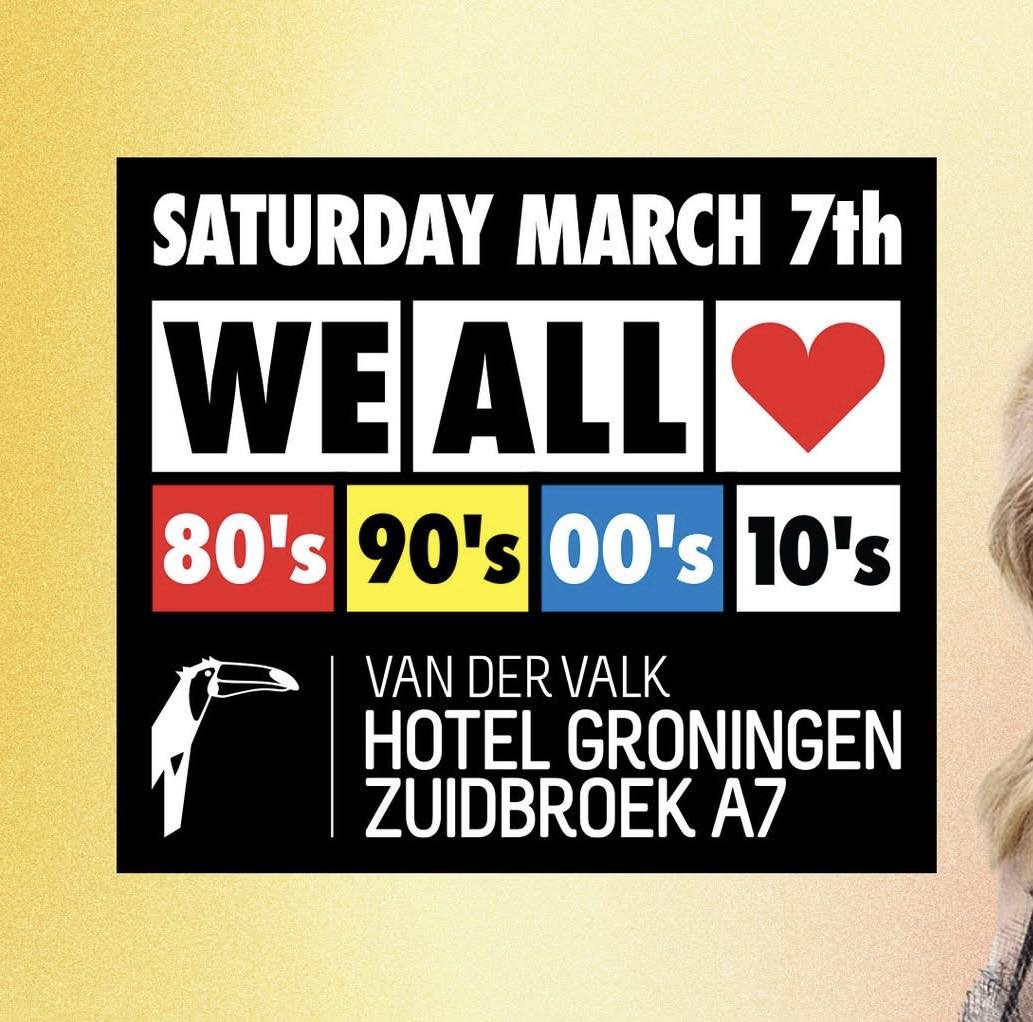 Van der Valk Hotel Groningen-Zuidbroek A7 Facebook ad: Op zaterdag 7 Maart is jullie geliefde feest…