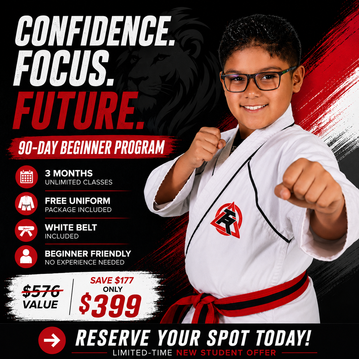 Tiger Rock Martial Arts of Keller Facebook ad