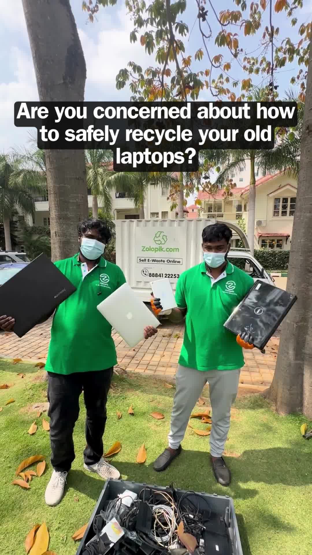 Zolopik E-Waste Recycling Facebook ad: Chat with us
