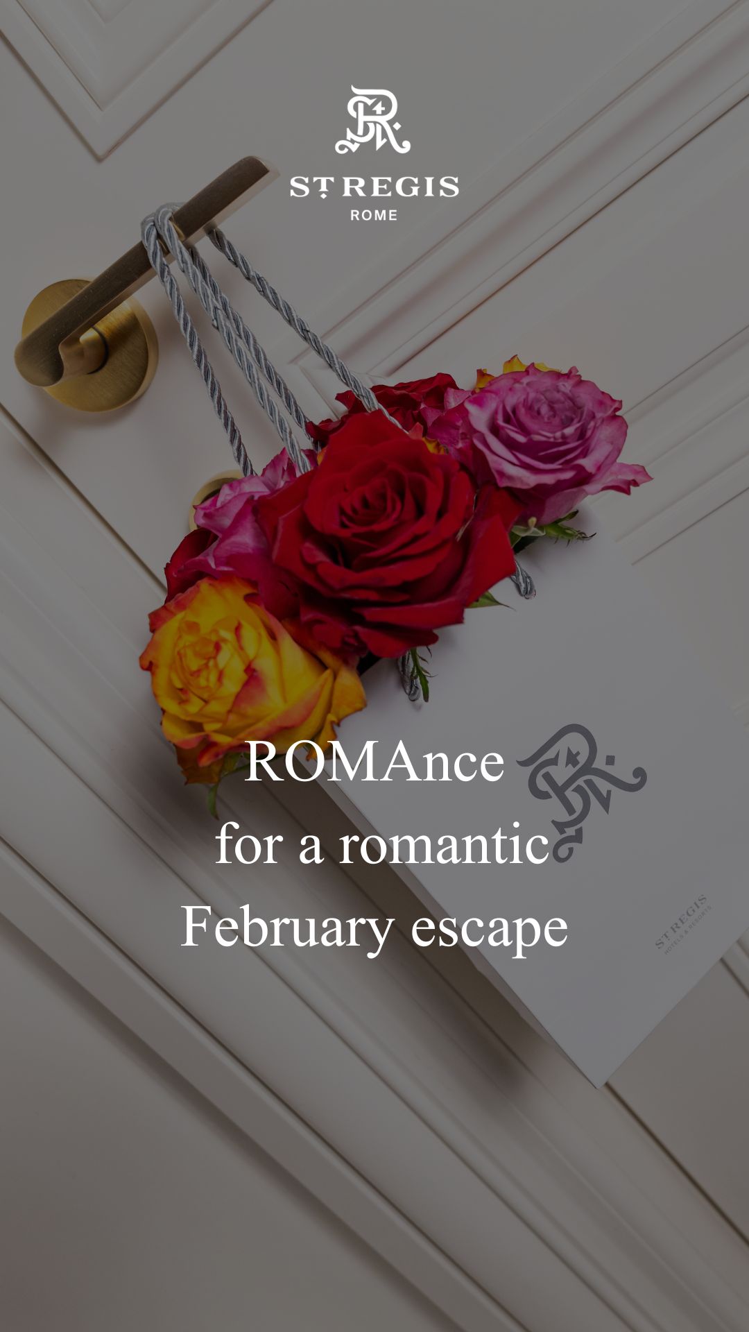 The St. Regis Rome Facebook ad: ROMAnce, A February Escape