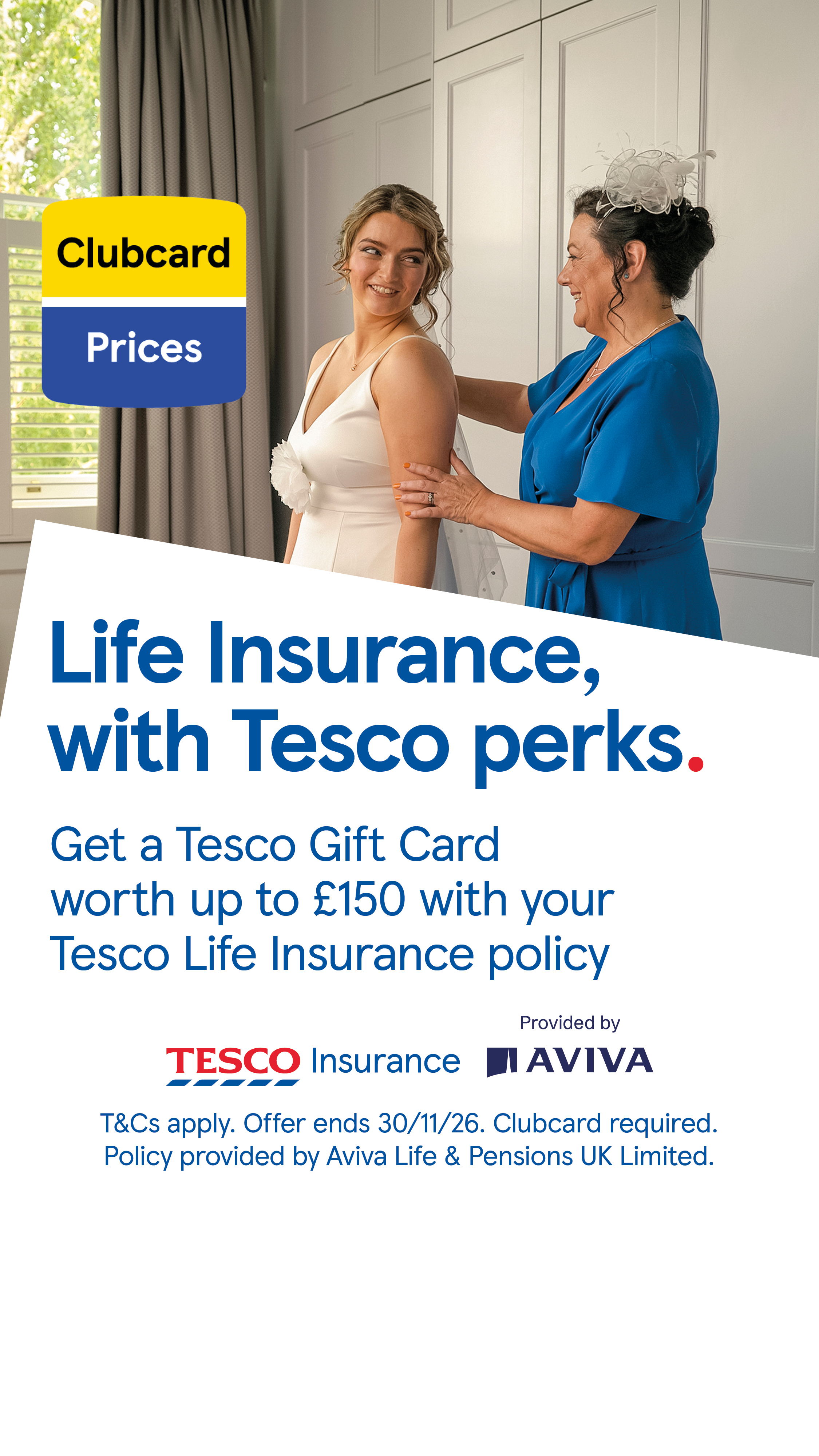 Tesco Insurance Facebook ad