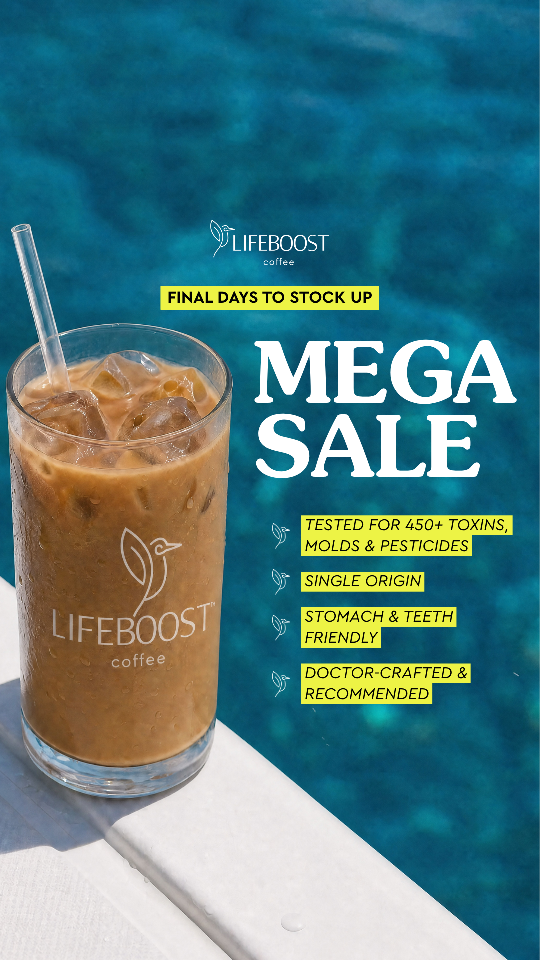Lifeboost Coffee Facebook ad