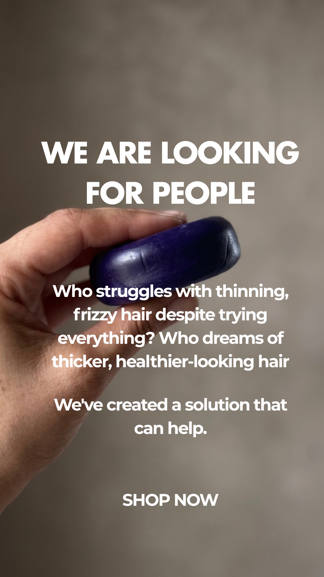 NaturalCare NZ Facebook ad: Thicker hair - naturally