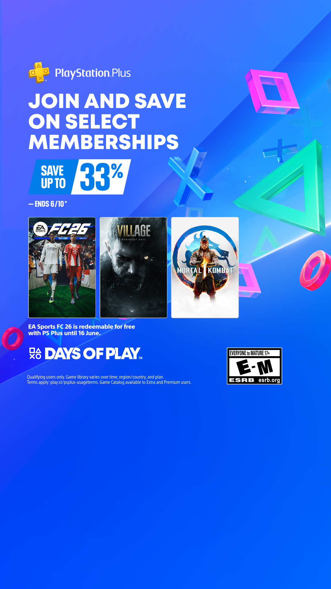 PlayStation Facebook ad