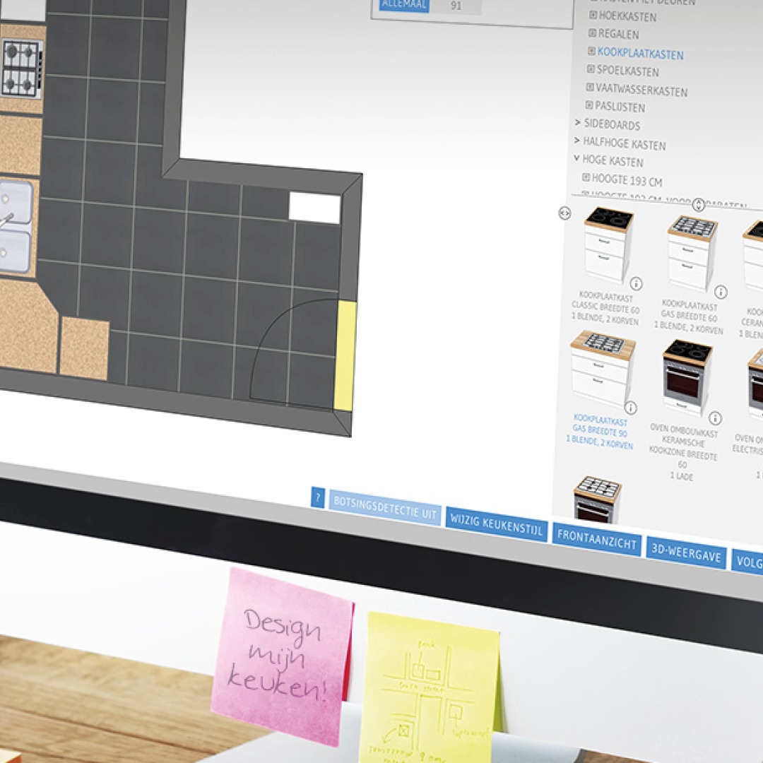 Keukenmaxx Facebook ad: Zelf uw keuken ontwerpen in 3D?