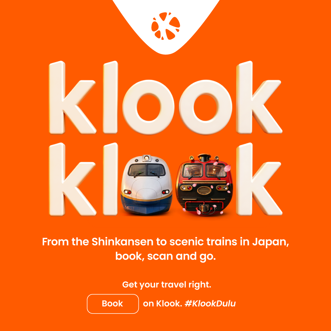 Klook Facebook ad: Book on Klook. #KlookDulu