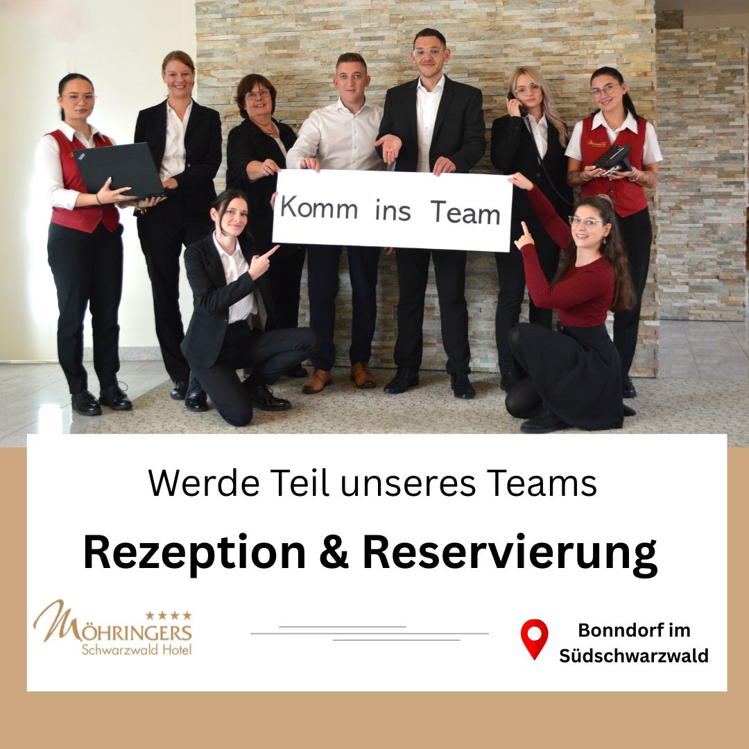Möhringers Schwarzwald Hotel Facebook ad: Arbeiten, wo andere Urlaub machen!