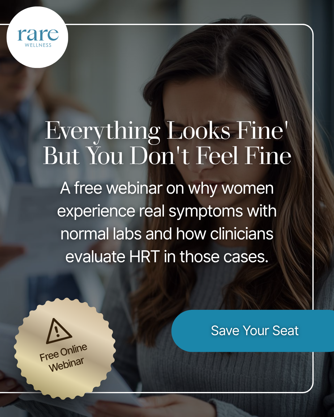 Rare Wellness Facebook ad: Why I Feel Fine on Paper Isn't the Whole Story