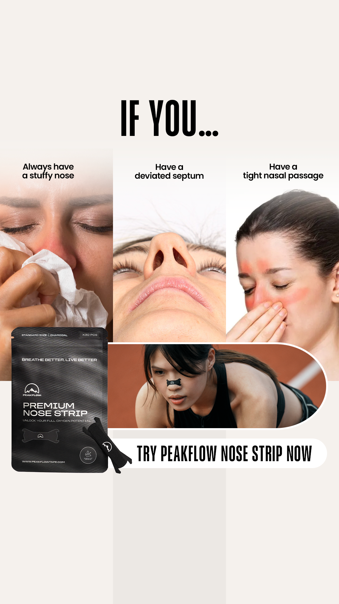 Peakflow Facebook ad: Get 10% OFF Your First Order