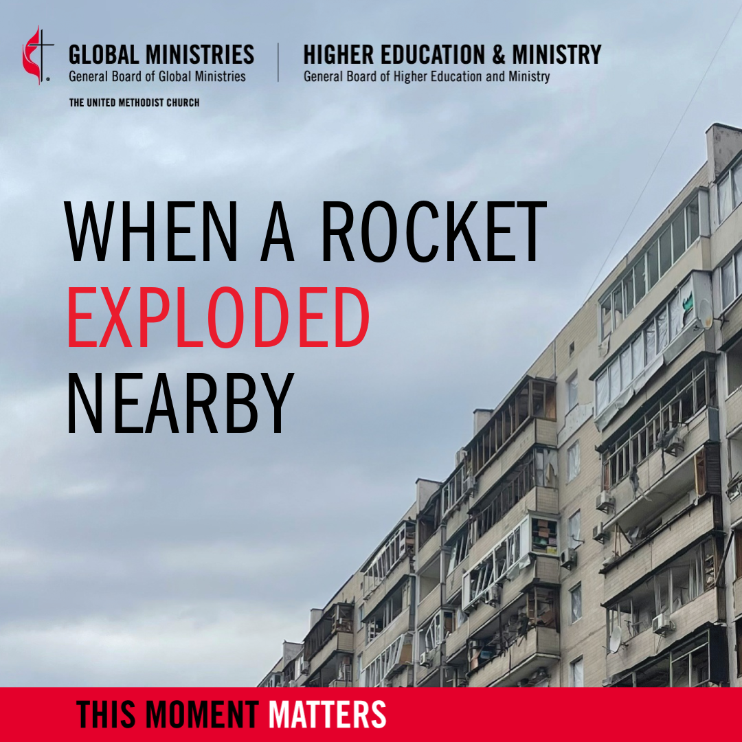 The United Methodist Church Facebook ad: God is our refuge and strength, an ever-present…