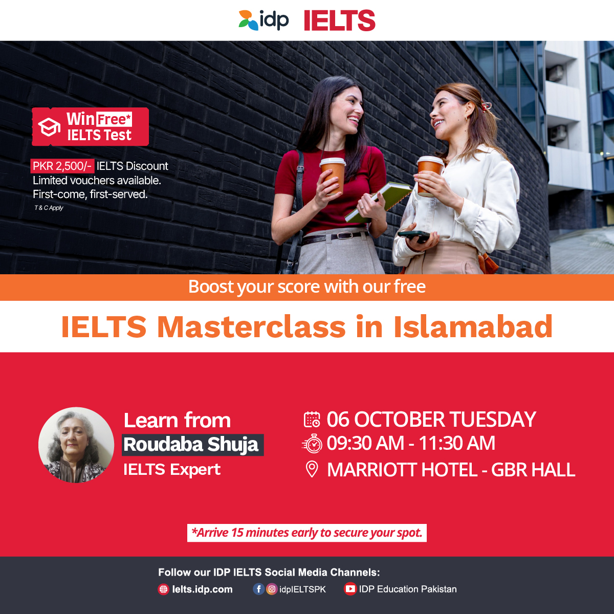 IELTS Essentials from IDP Facebook ad