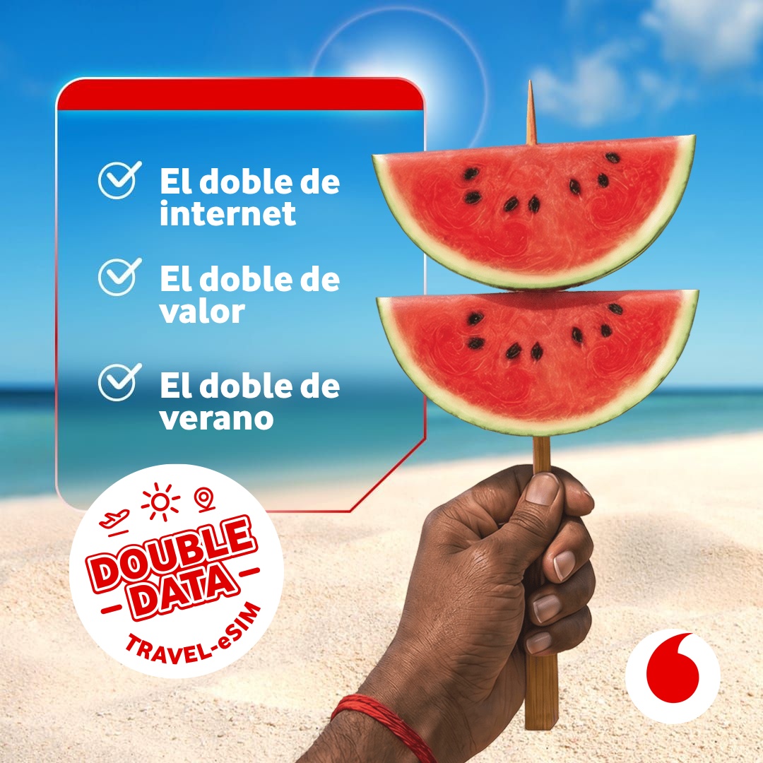 Vodafone Travel eSIM Facebook ad