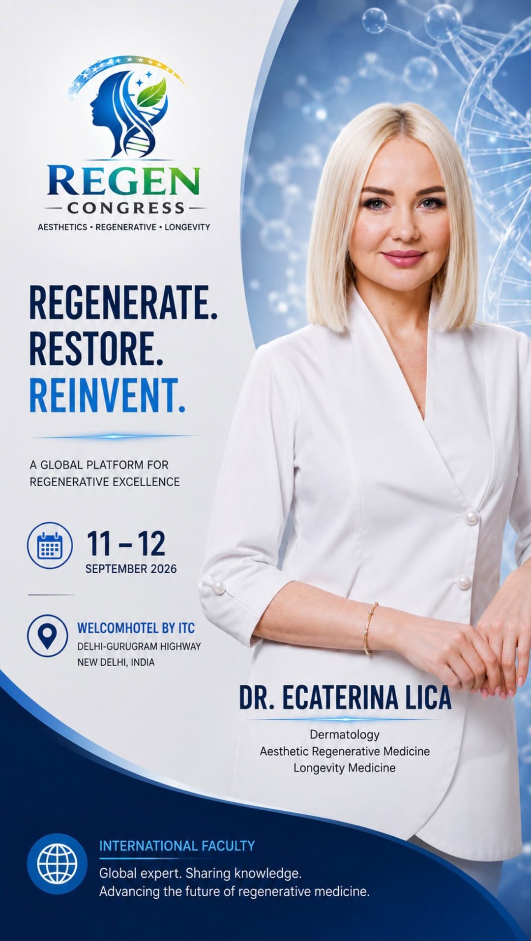 regen_congress Facebook ad: Global expertise. Future-focused learning.