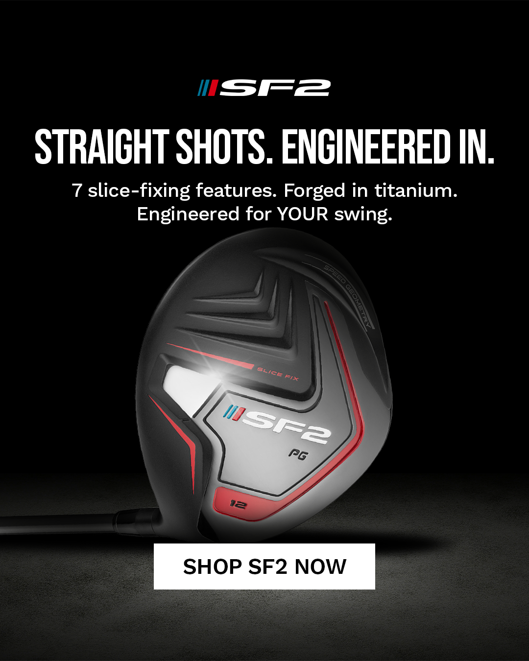 Performance Golf Facebook ad