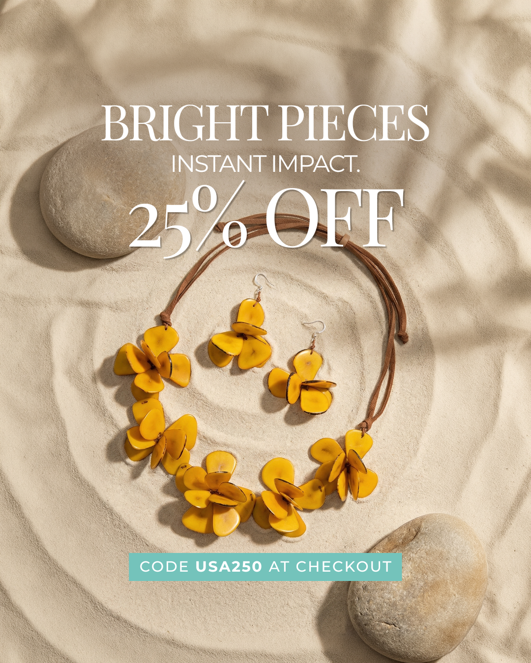 Tagua Jewelry by Soraya Cedeno Facebook ad