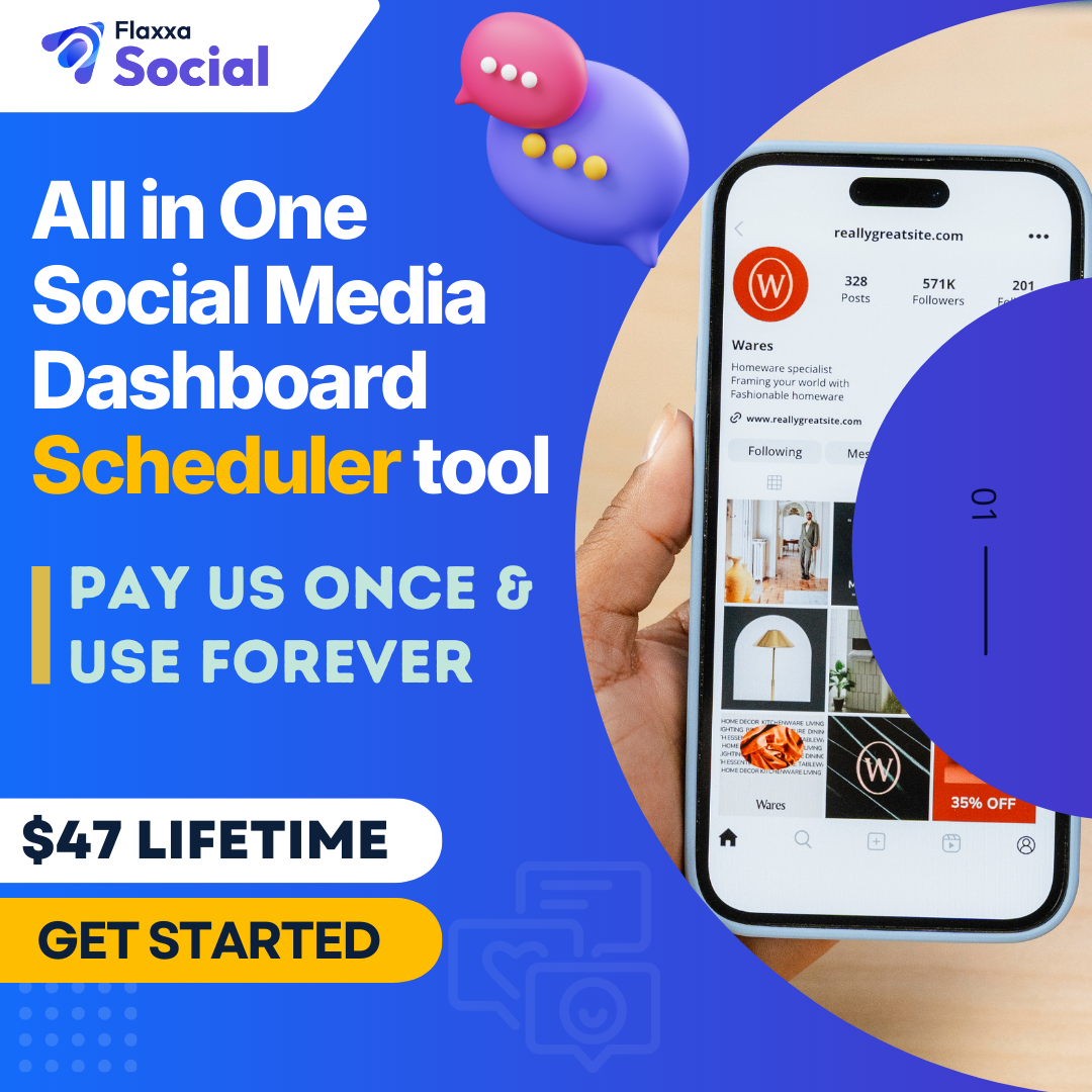 Flaxxa Social Facebook ad: Built for Social Media Marketers