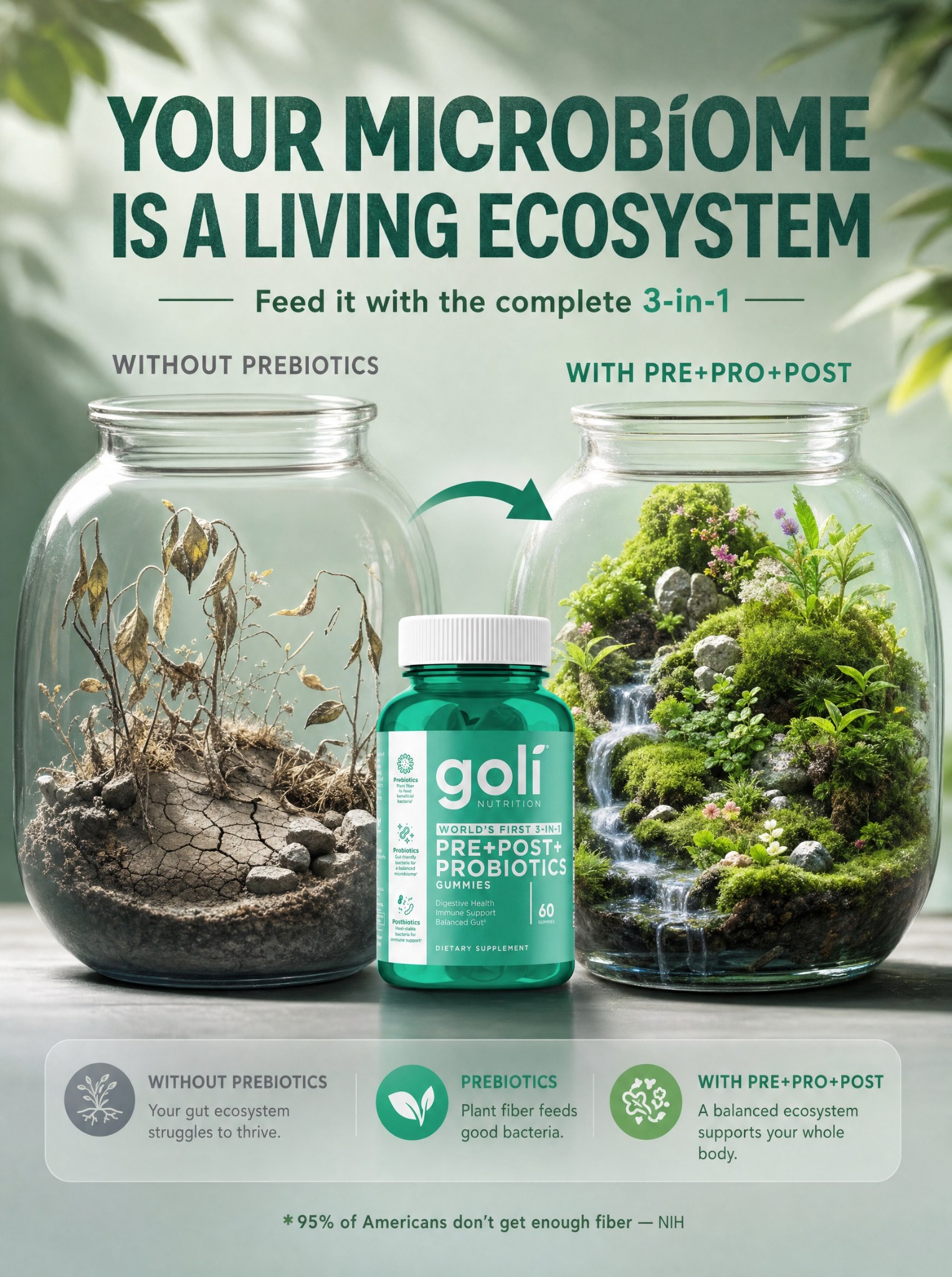 Goli Facebook ad: OVER 60% OFF + 100% FREE Shipping