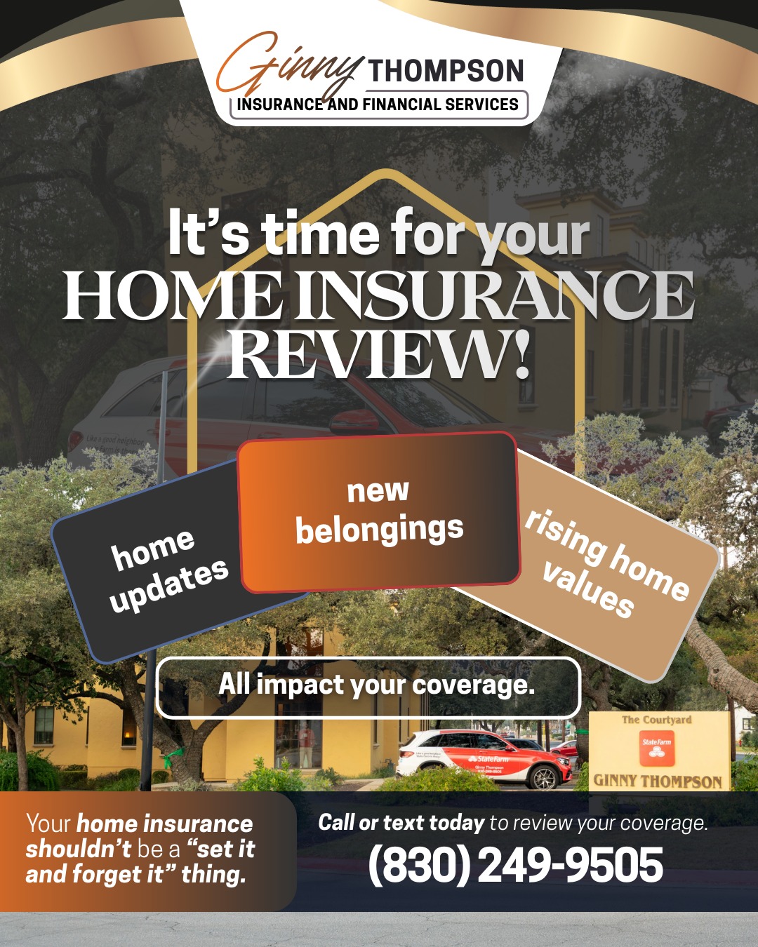 Ginny Thompson - State Farm Insurance Agent Facebook ad: Home, Auto Insurance & More in TX | Ginny Thompson, State…