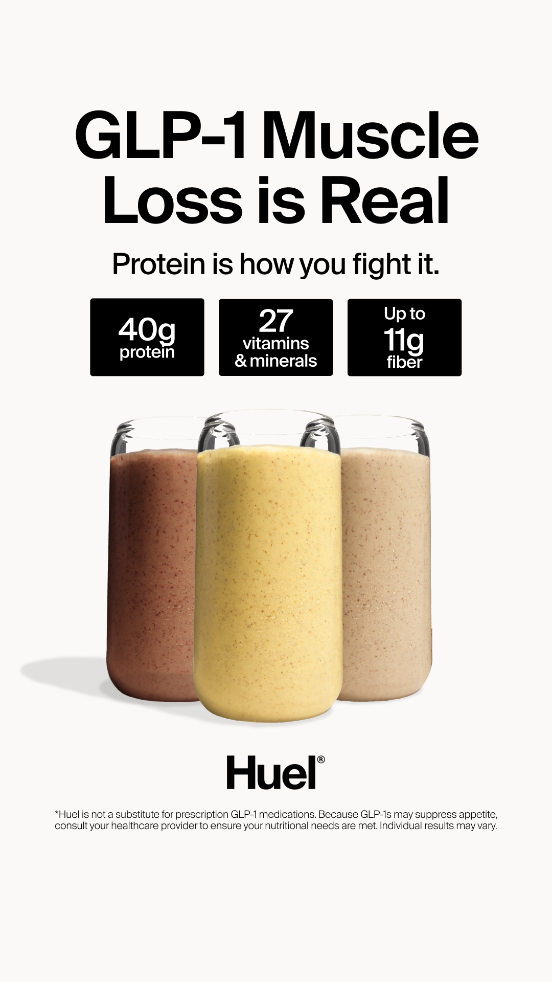Huel Facebook ad