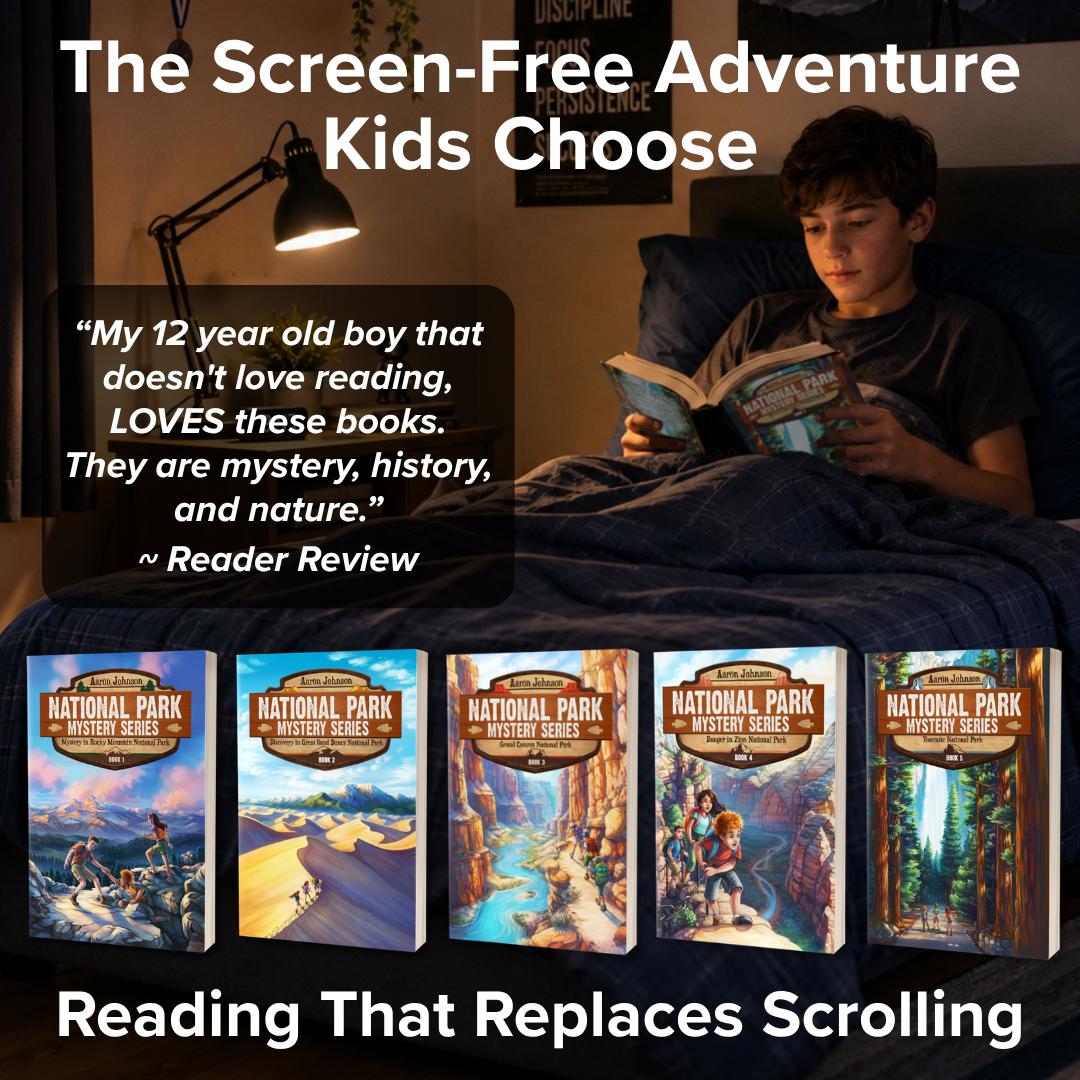 National Park Mystery Series Facebook ad