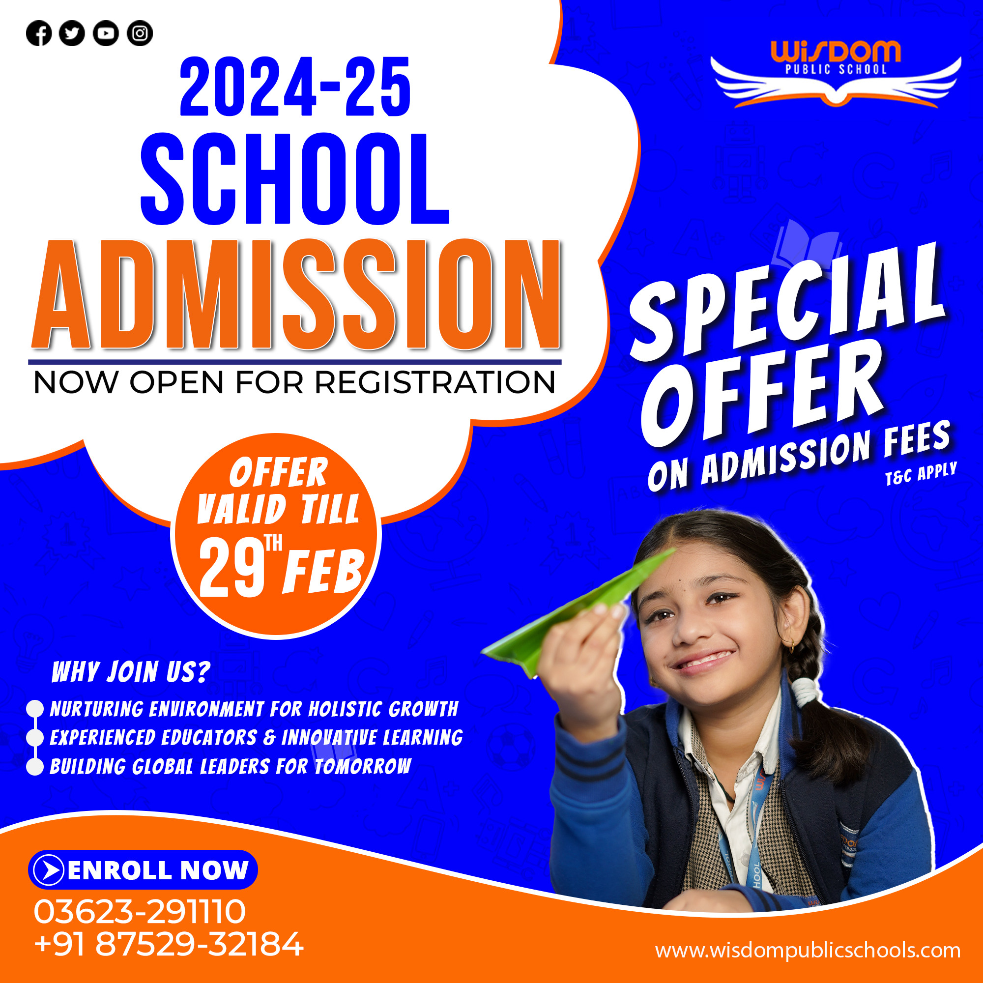 Wisdom Public School, Kokjhar, Mirza Facebook ad: Wisdom Public School, Kokjhar, Mirza