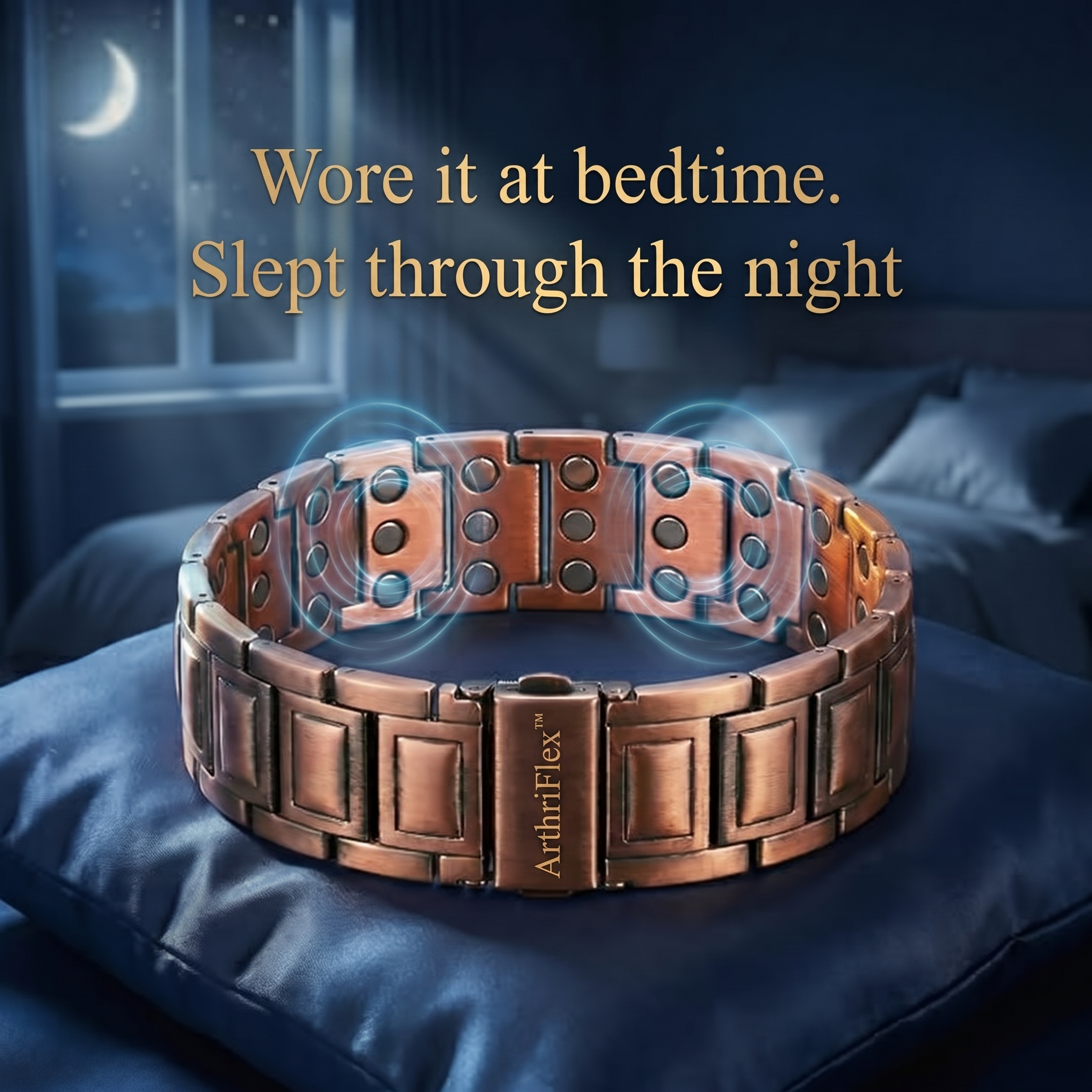 AU Health Daily Facebook ad: Unlock Your Potential - Our Strongest Magnetic Bracelet