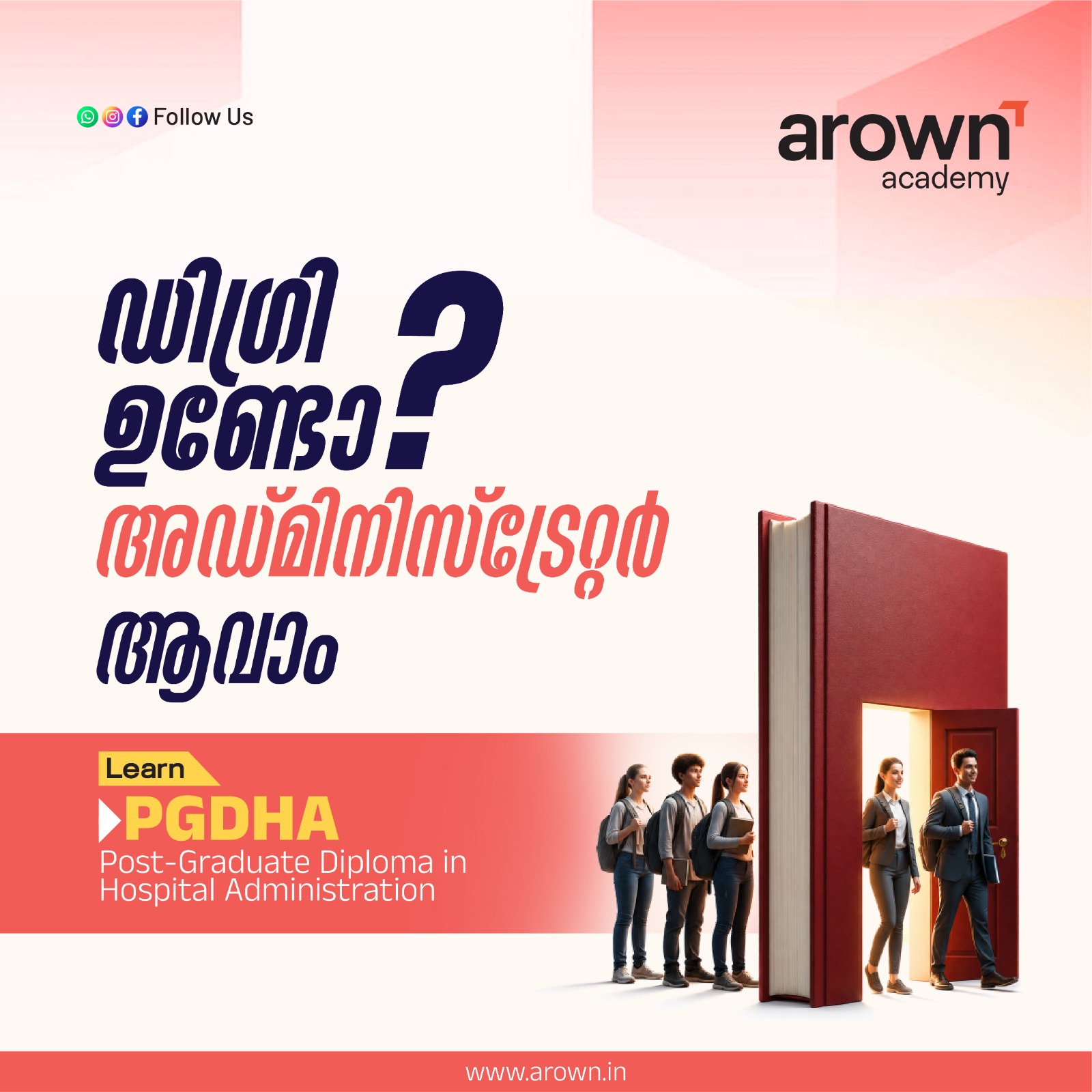 Arown Academy Facebook ad