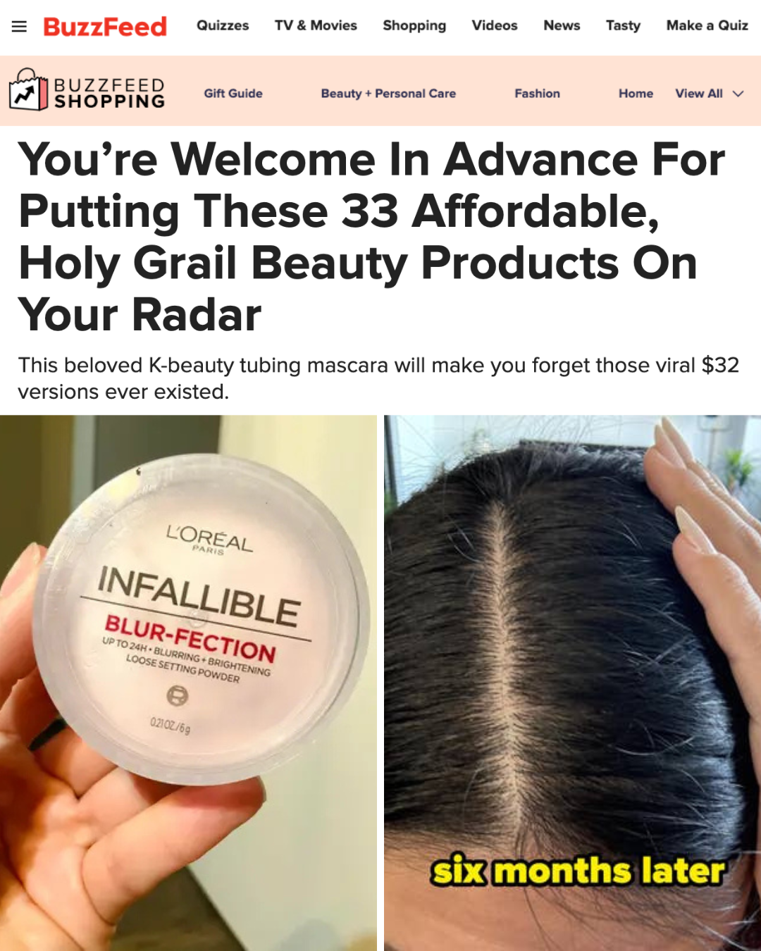 BuzzFeed Facebook ad