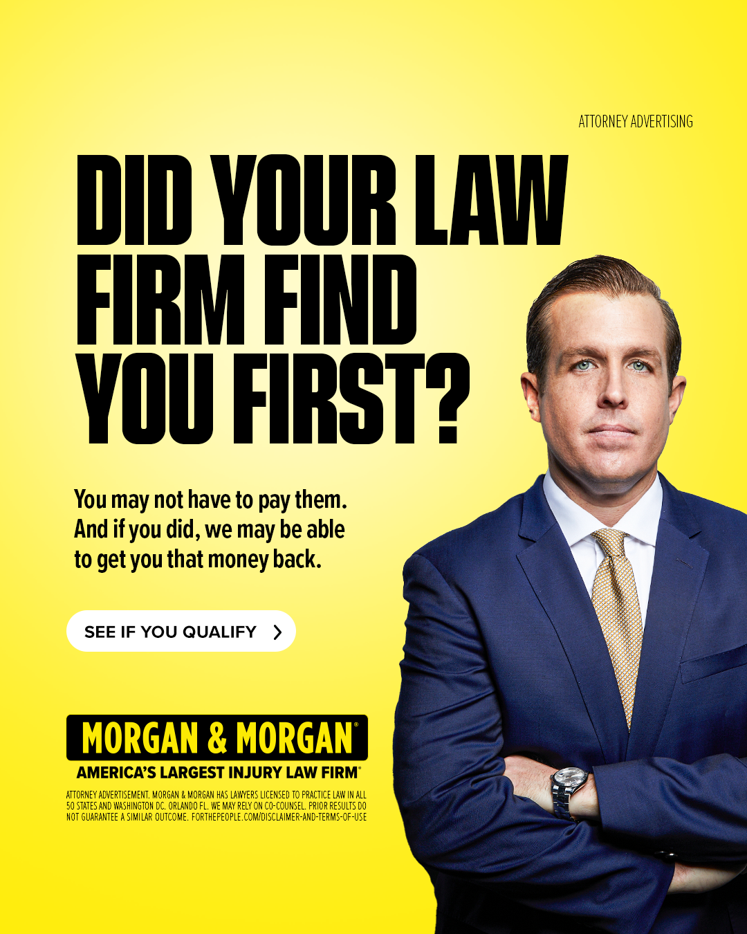 Morgan & Morgan Facebook ad