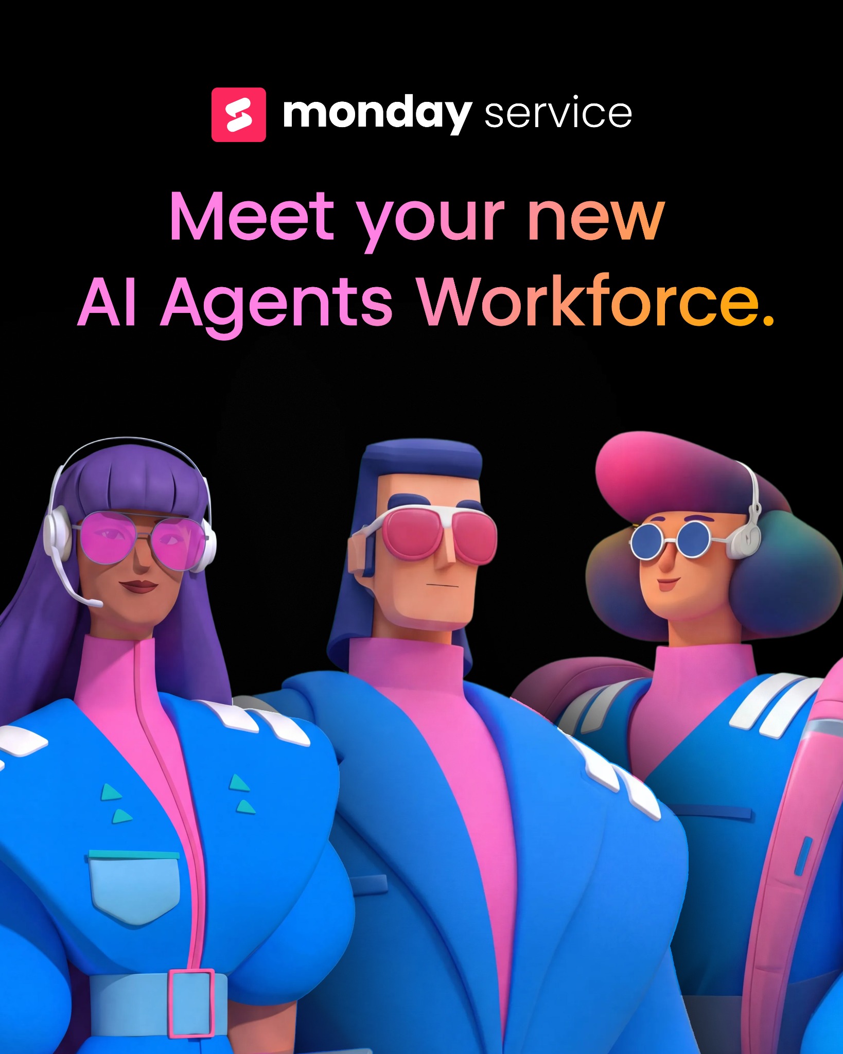 monday.com Facebook ad