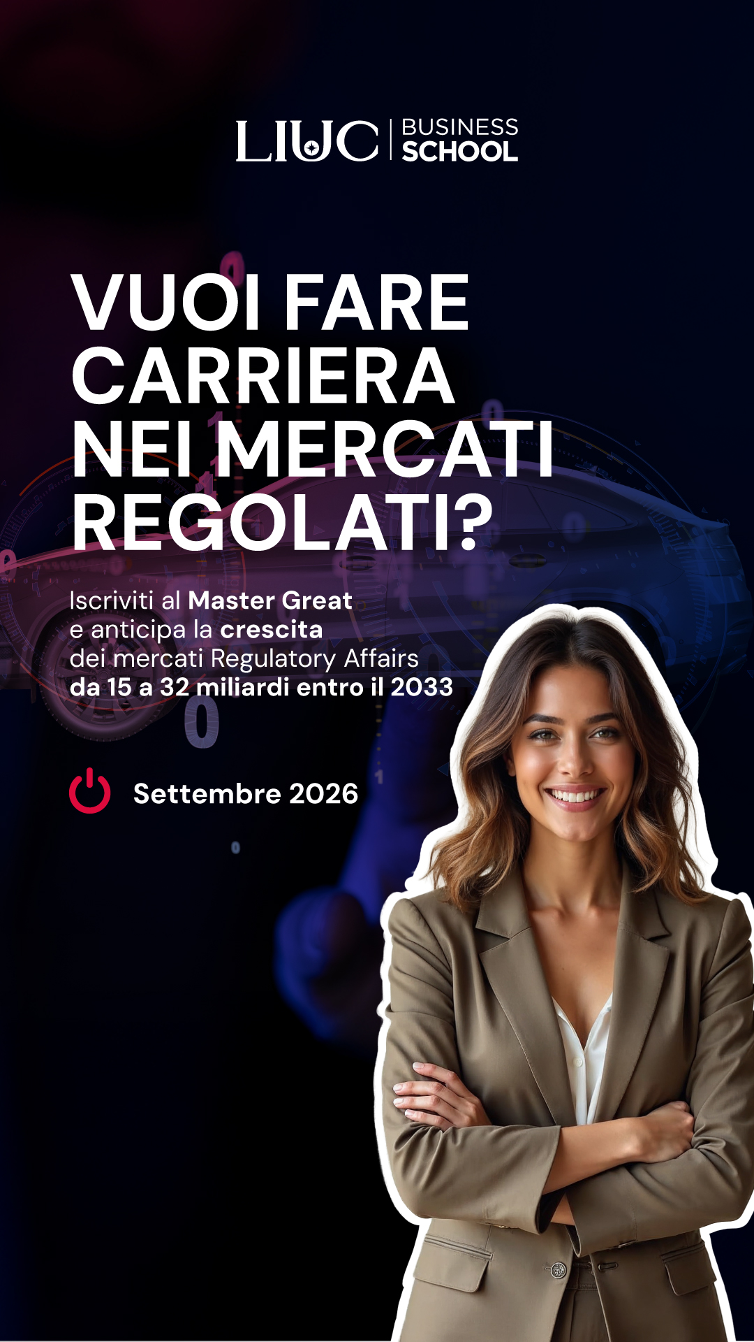 LIUC Business School Facebook ad